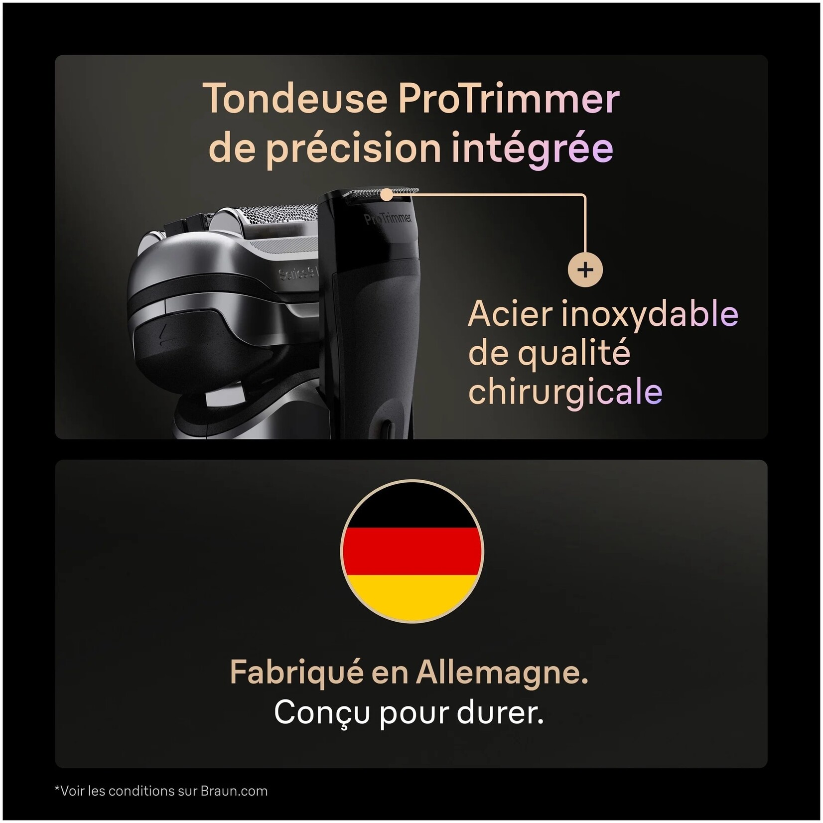 BRAUN Rasoir série 9 PRO+