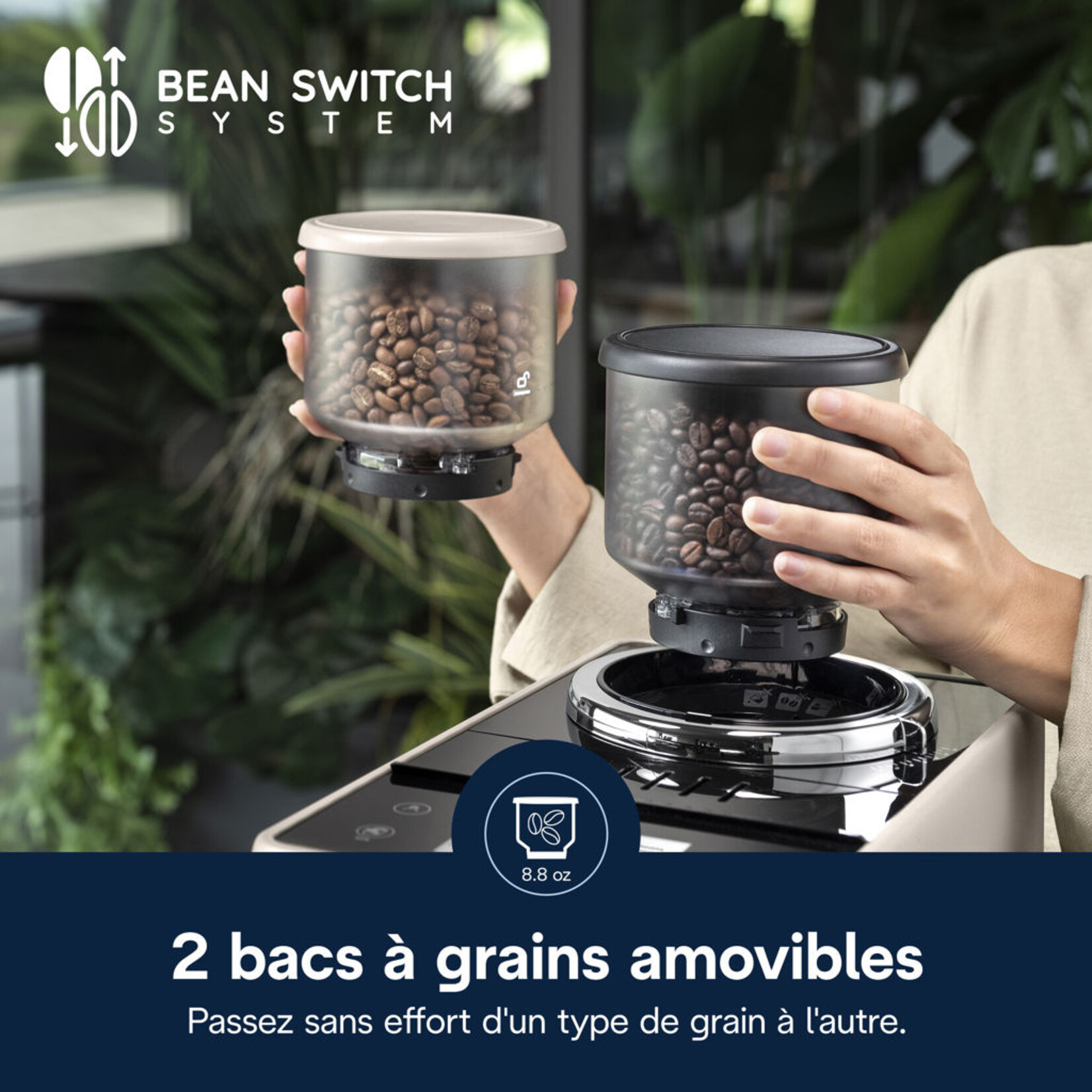 DELONGHI Espresso automatique Rivelia Sand Beige