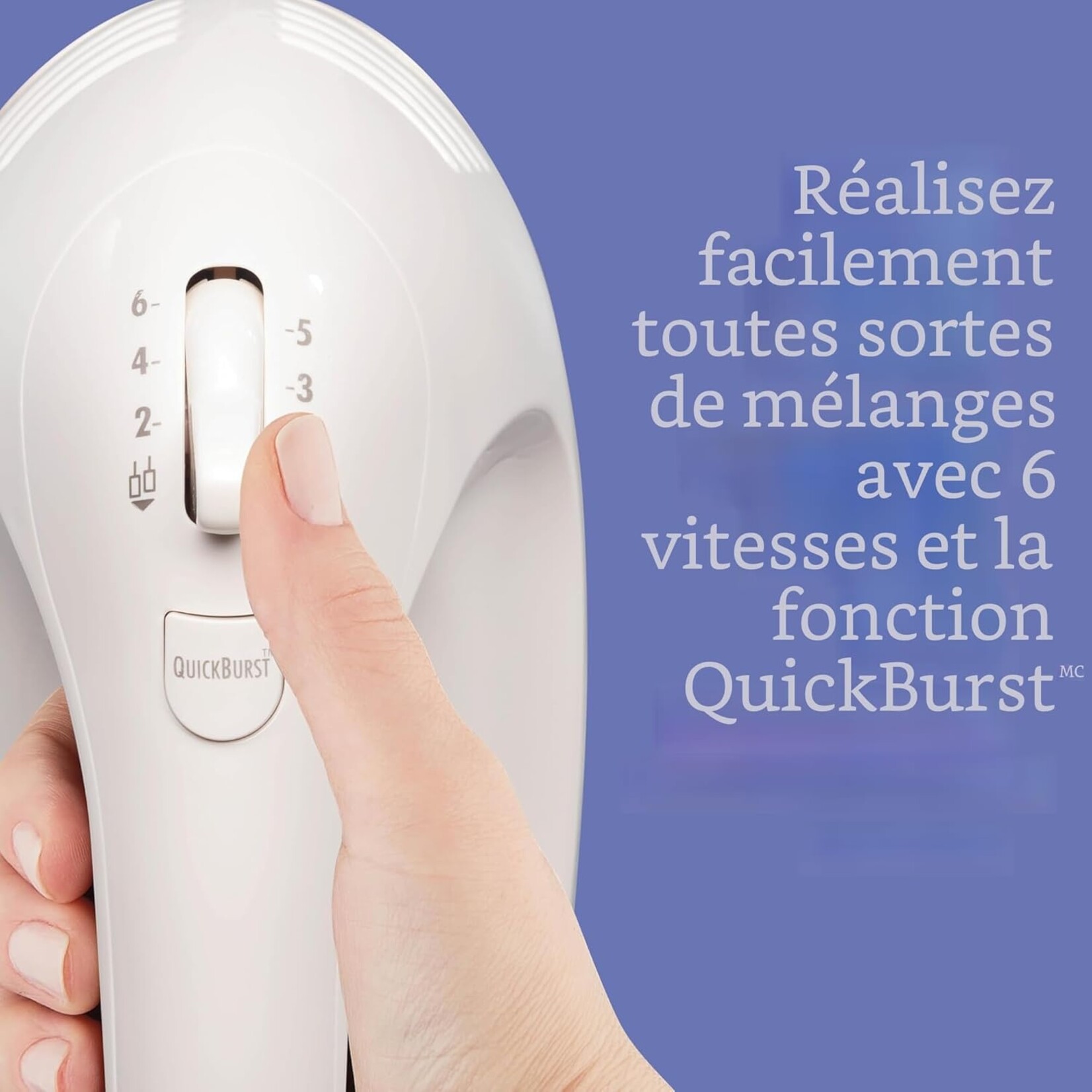 HAMILTON BEACH Mixette 6 vitesses, 275w