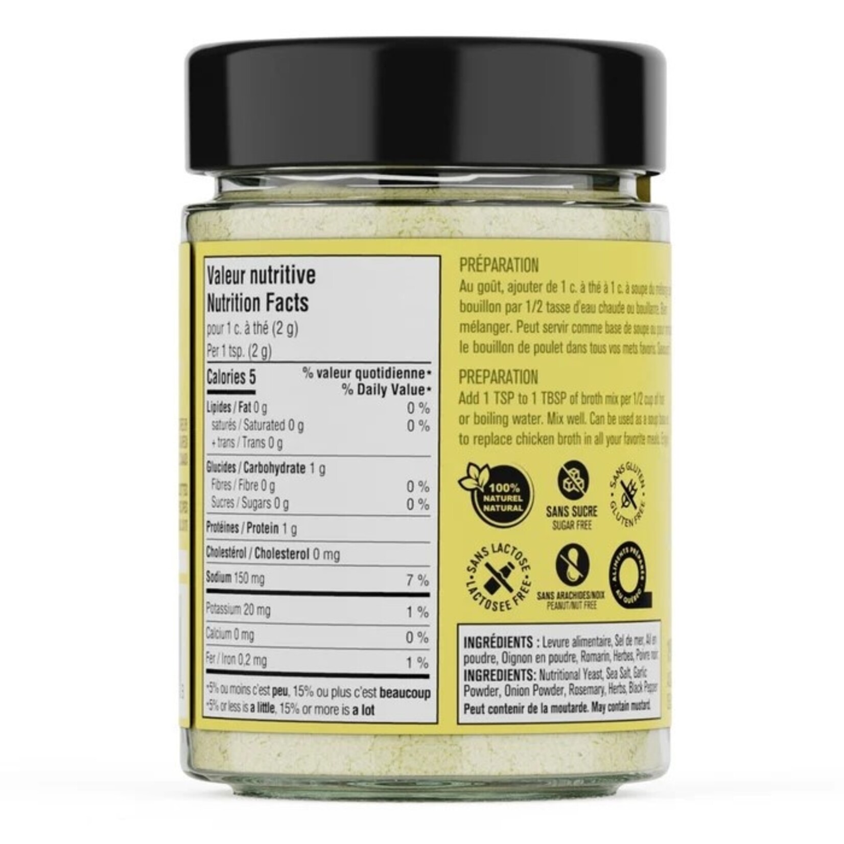 LES SAVOUREUX Vegan Chicken-Style Broth, 190g