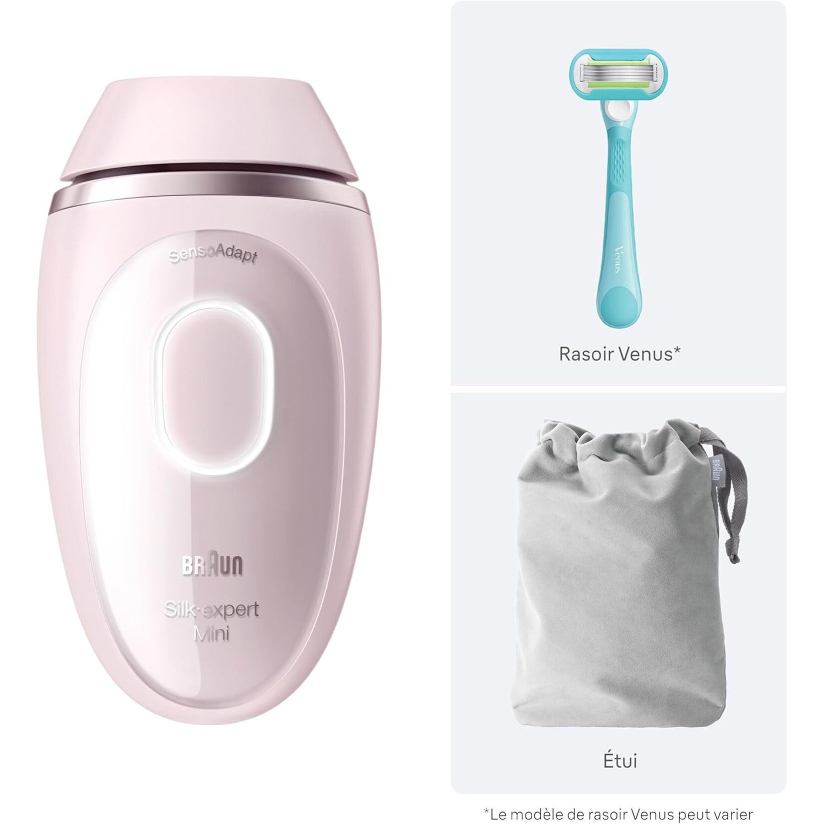 BRAUN Système d'épilation à lumière pulsée Silk-Expert Mini