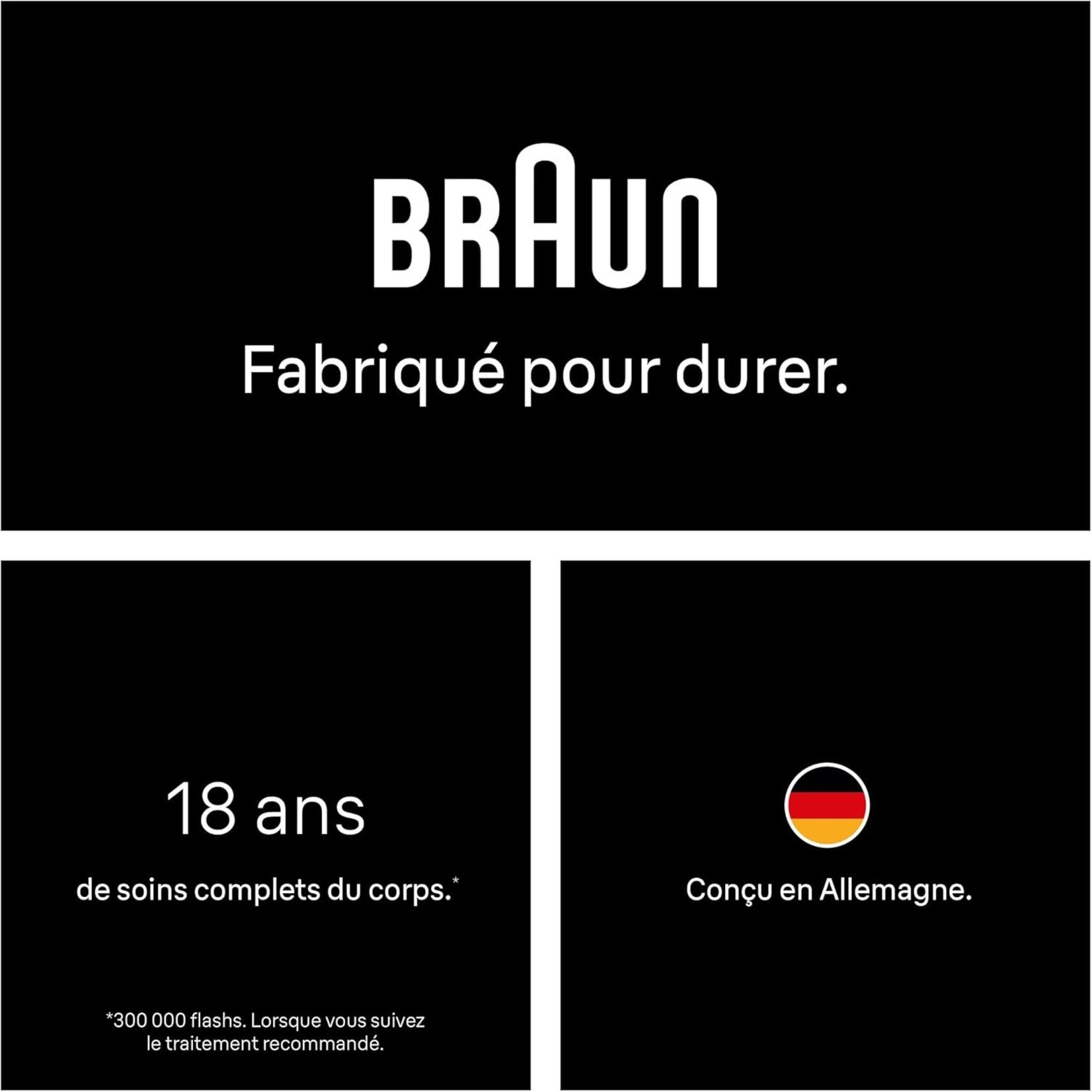 BRAUN Système d'épilation à lumière pulsée Silk-Expert Mini