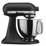 KITCHENAID Batteur sur socle à tête inclinable de la série Artisan 5 pintes, fonte noir