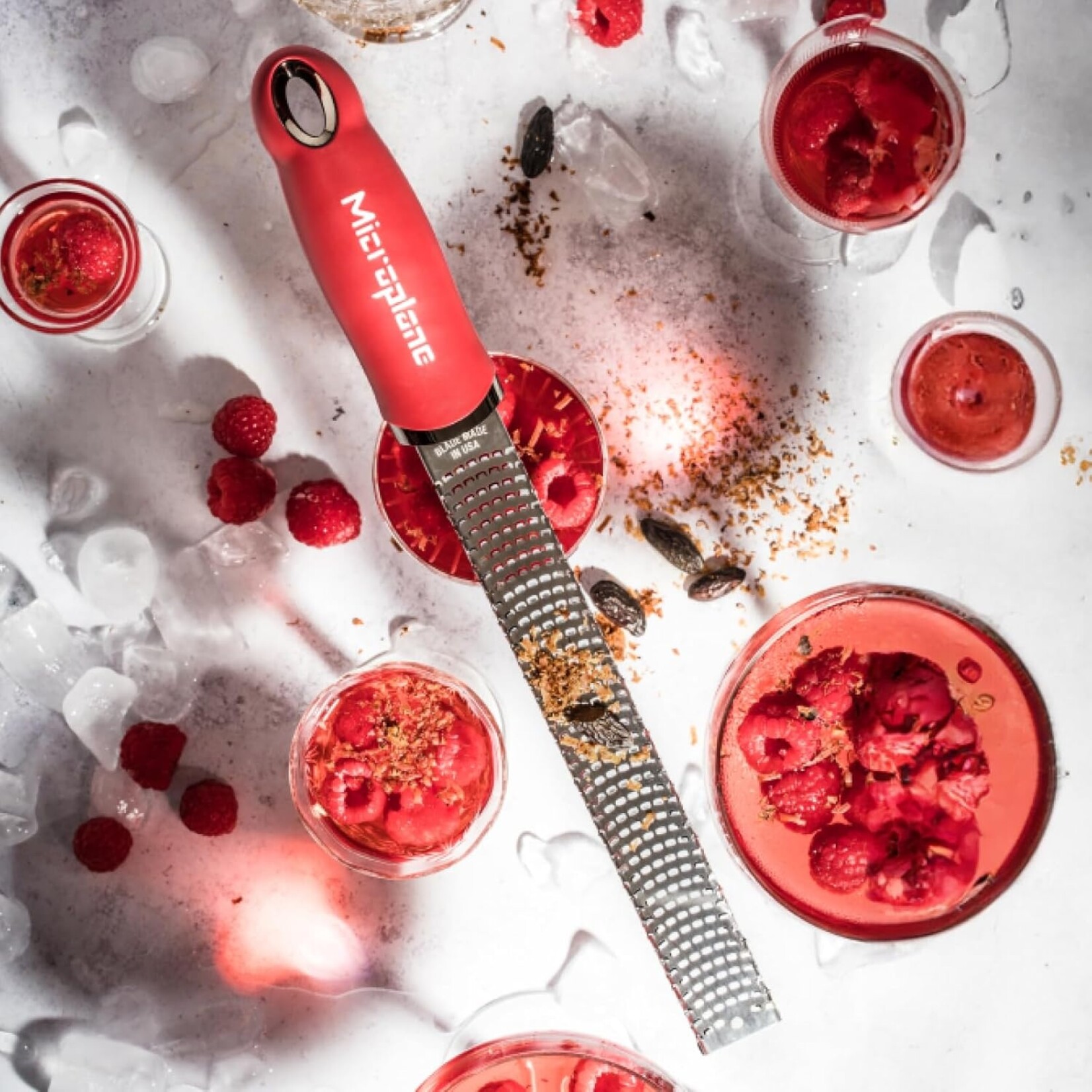 MICROPLANE Zesteur, rouge grenade