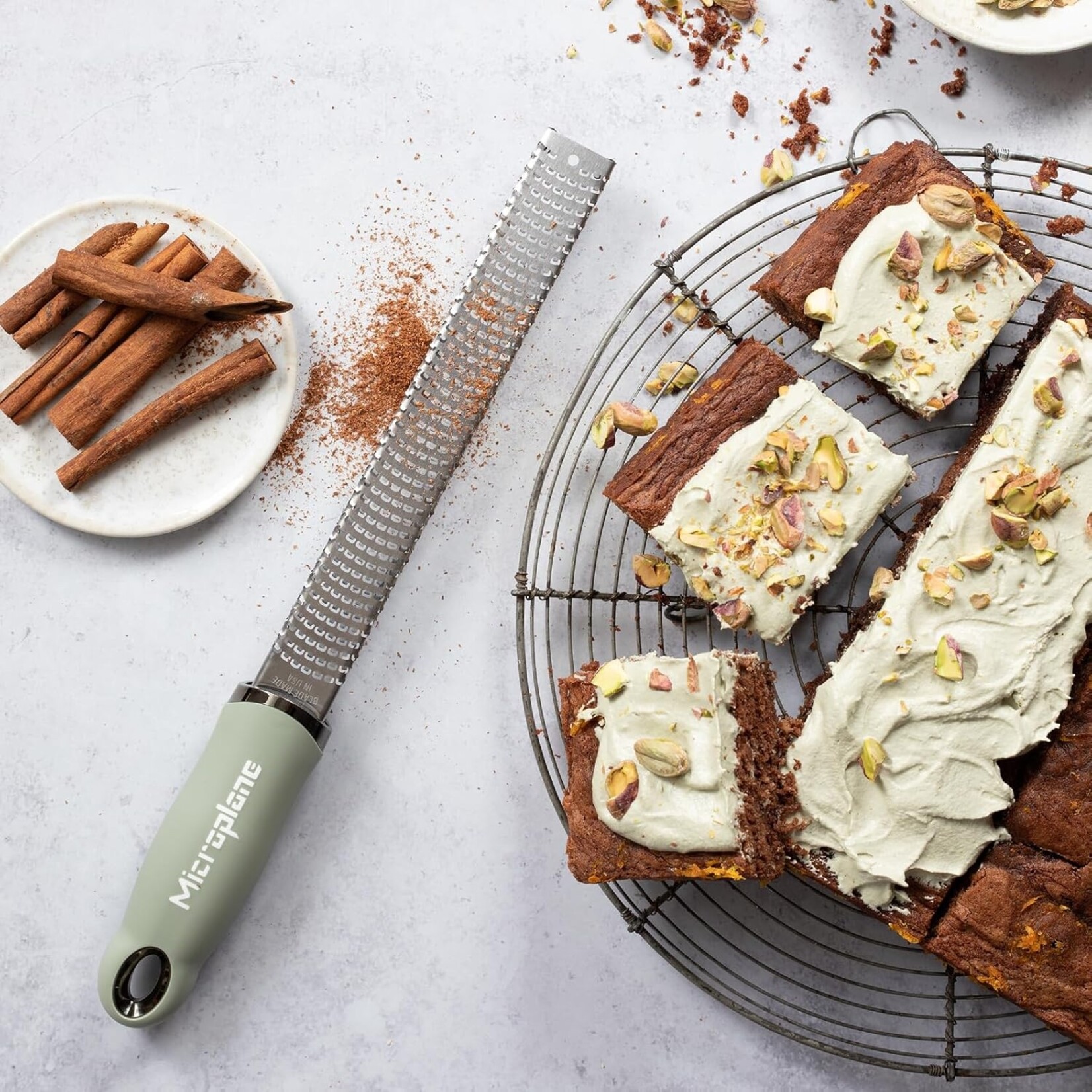 MICROPLANE Zesteur, vert sauge