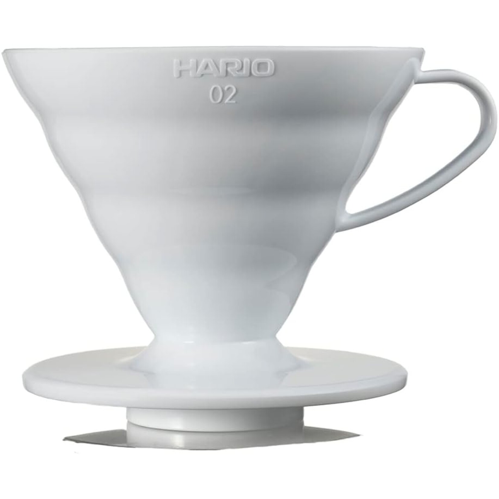HARIO VDR-02-W - HARIO V60-02 Plastique blanc