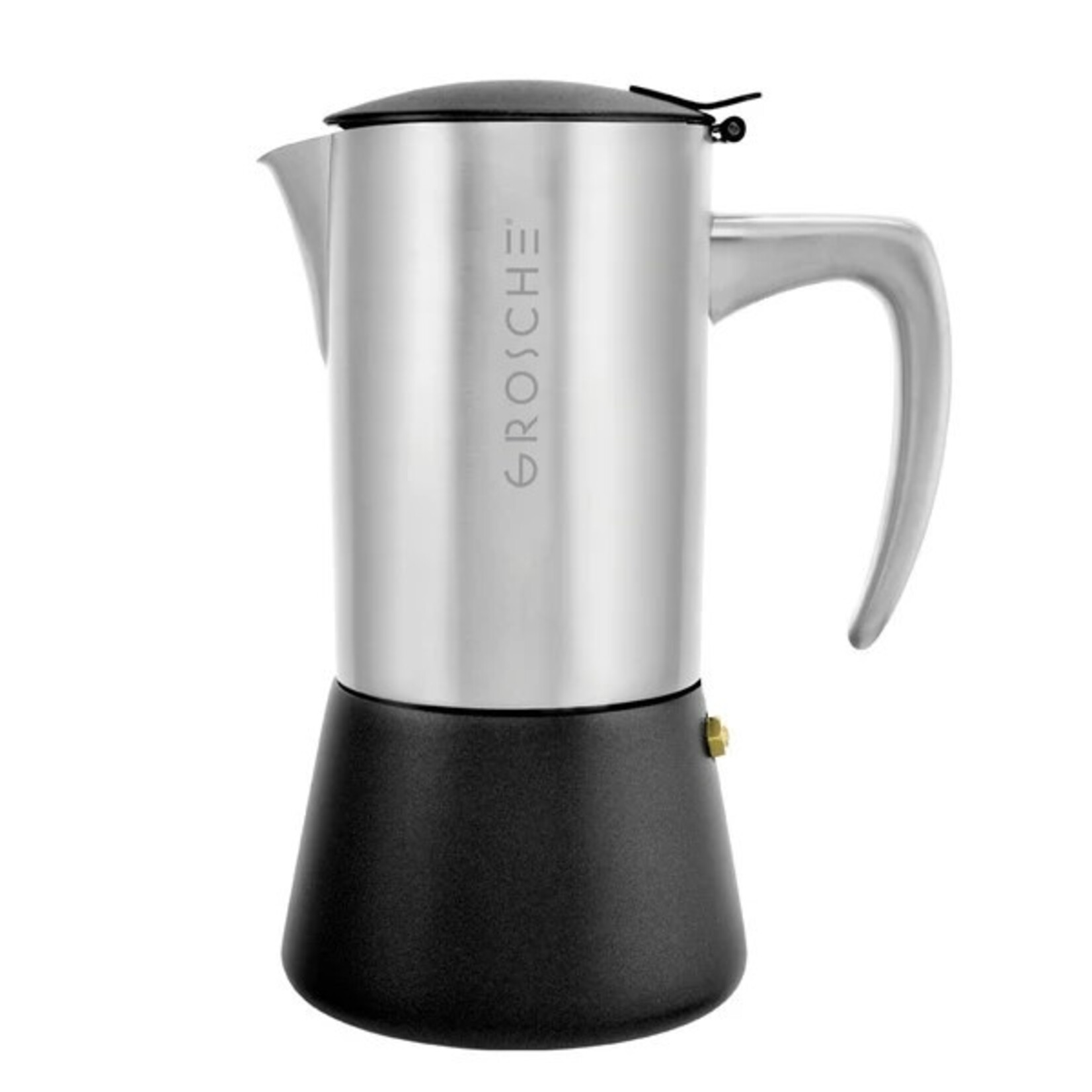 GROSCHE Cafetière italienne Milano Steel, 10t