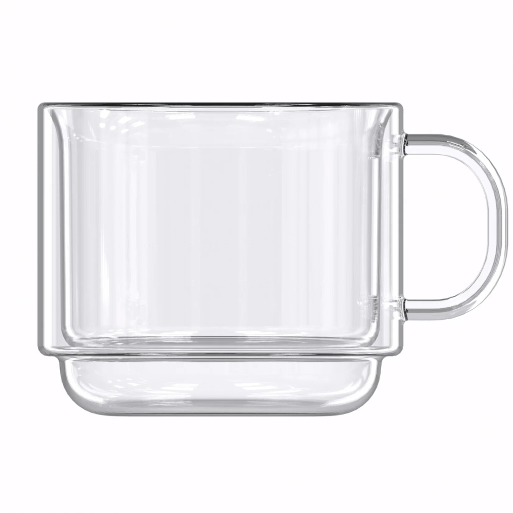BARISTA+ Set of 2 Stack Double Wall Americano Cups 350ml