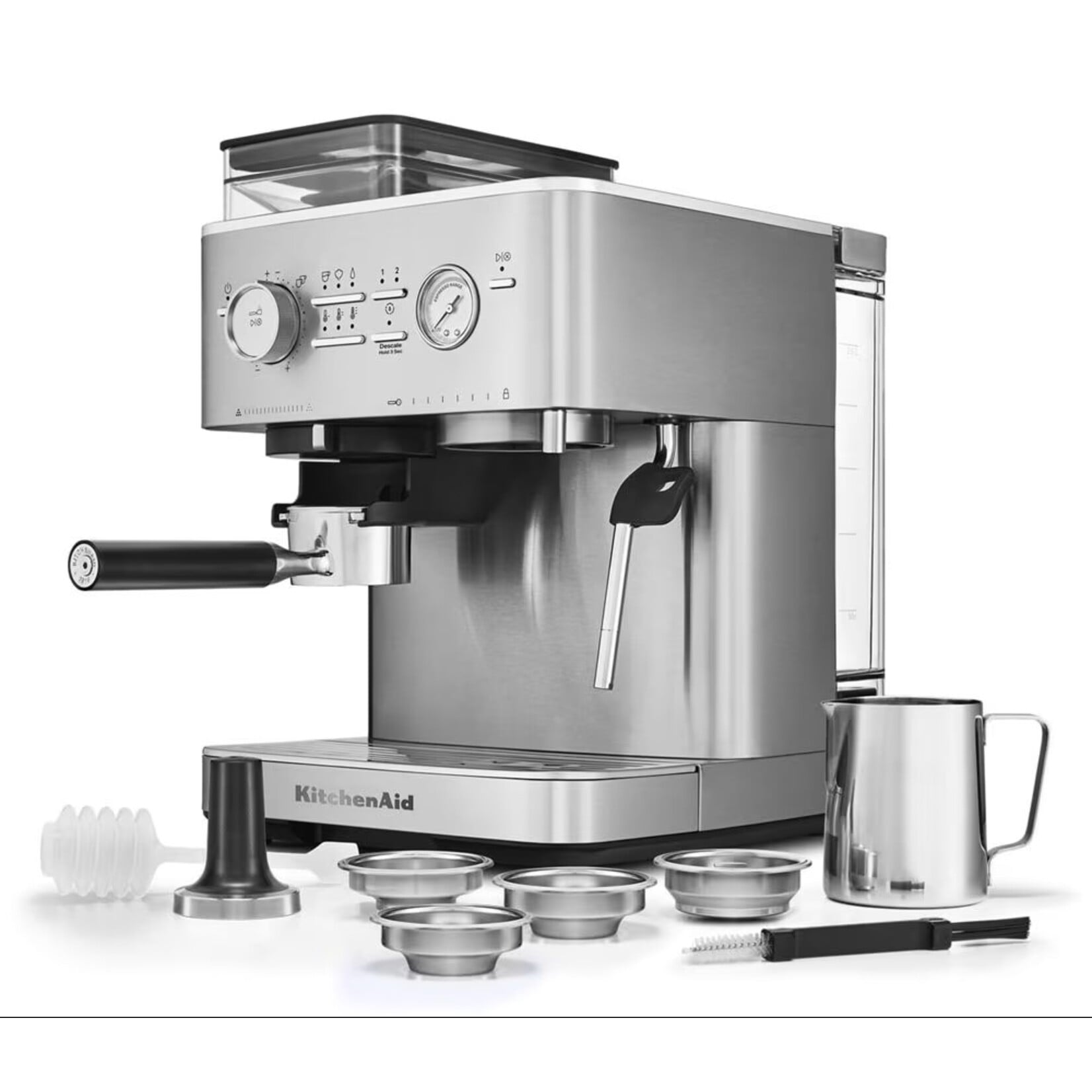 KITCHENAID Machine à espresso semi-automatique, inox (disponible en commande spéciale)