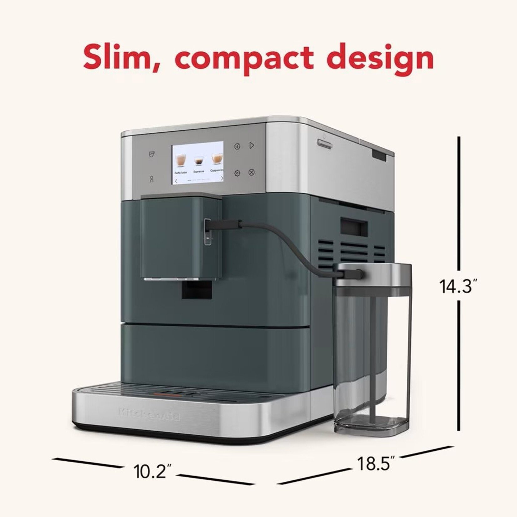 KITCHENAID Machine à espresso entièrement automatique KF7 - Genévrier (disponible en commande spéciale)