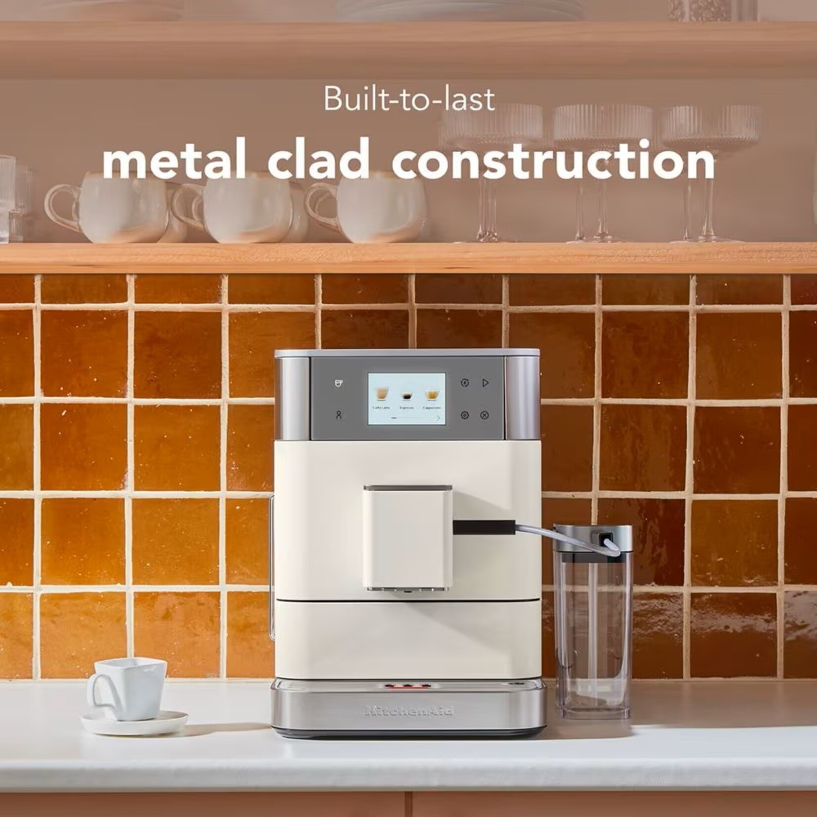 KITCHENAID Machine à espresso entièrement automatique KF7 - Porcelaine (disponible en commande spéciale)