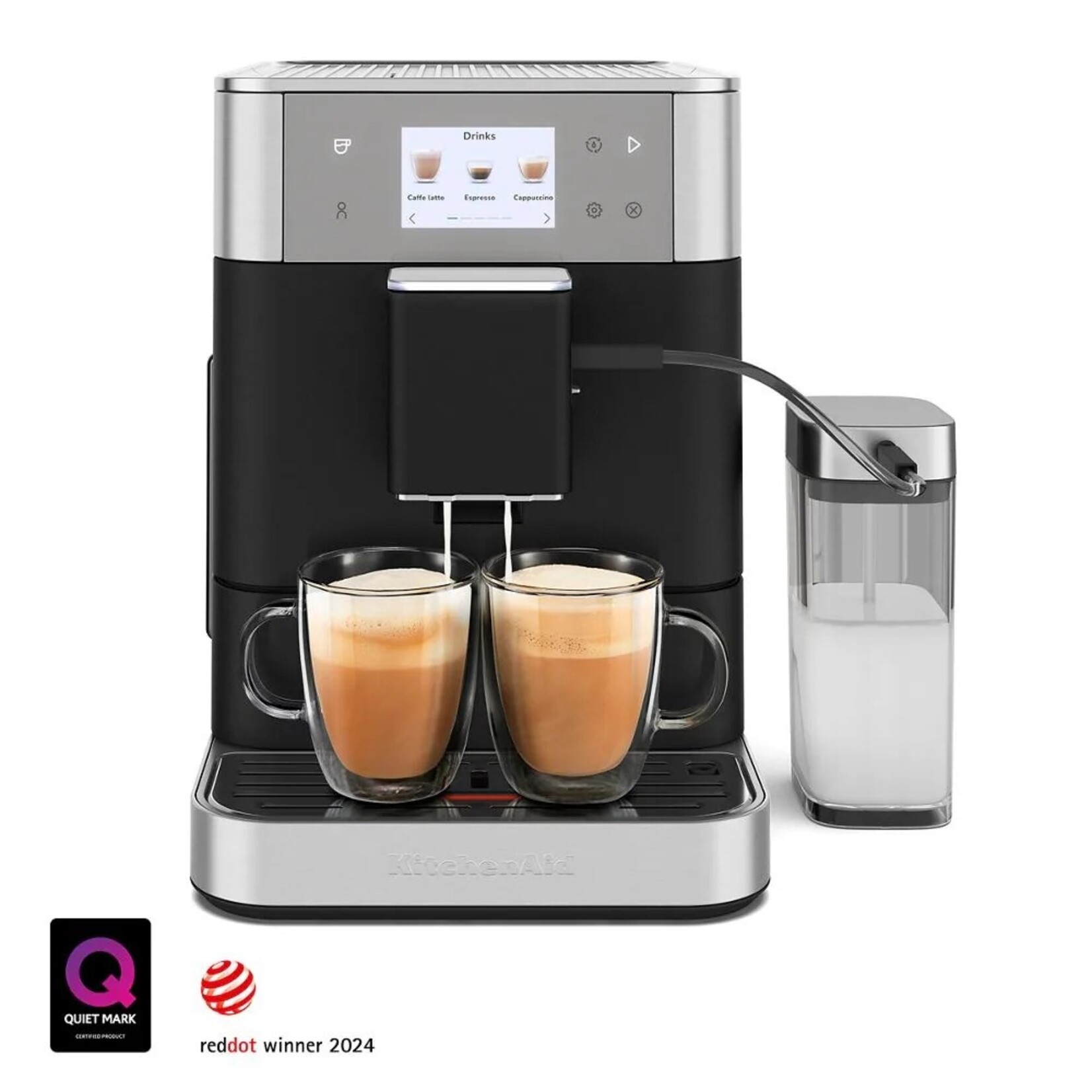 KITCHENAID Machine à espresso entièrement automatique KF7 - Noire (disponible en commande spéciale)