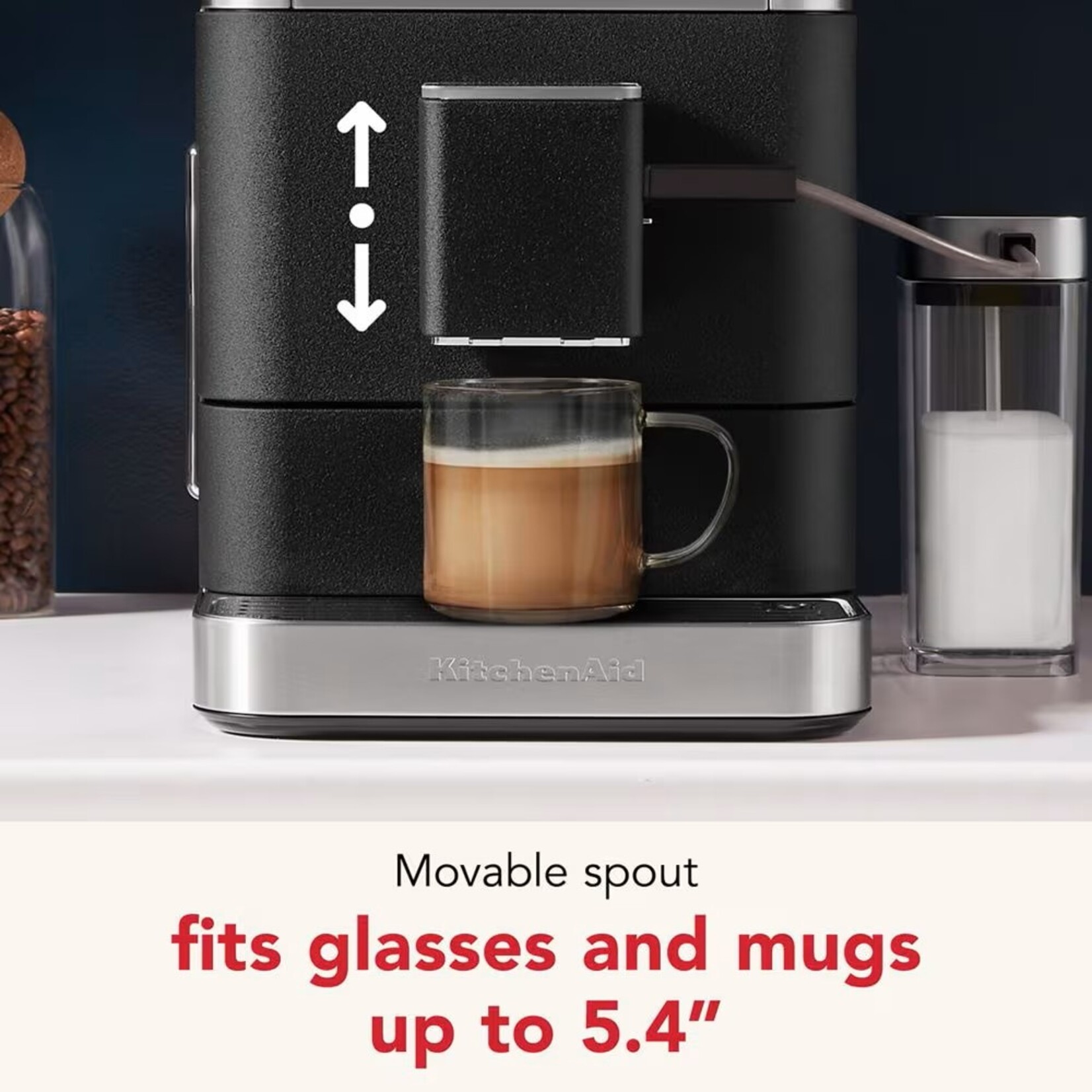 KITCHENAID Machine à espresso entièrement automatique KF7 - Noire (disponible en commande spéciale)