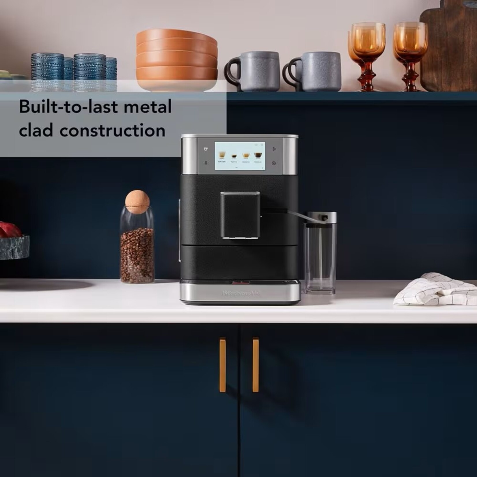 KITCHENAID Machine à espresso entièrement automatique KF8 - Fonte noire (disponible en commande spéciale)