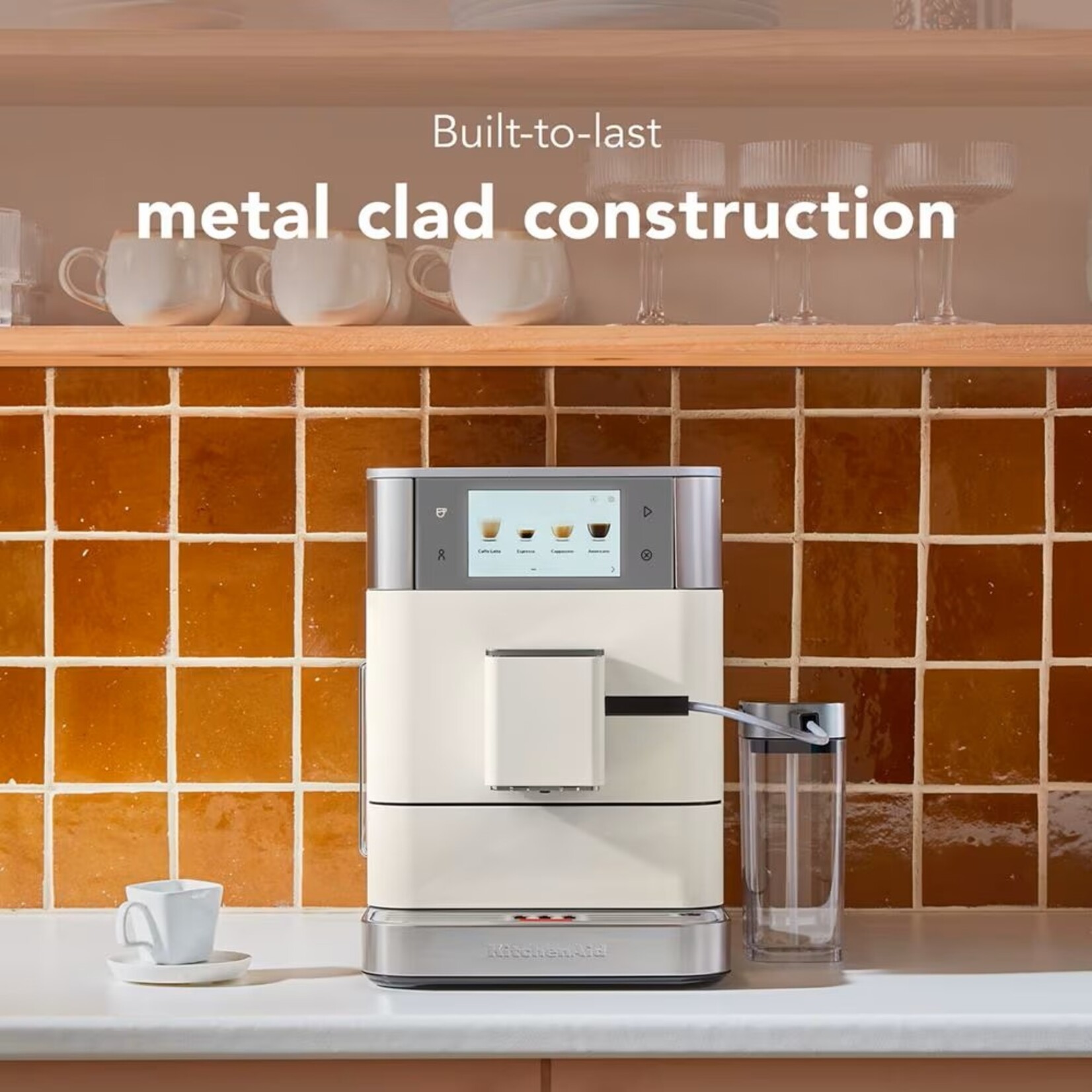 KITCHENAID Machine à espresso entièrement automatique KF8 - Porcelaine (disponible en commande spéciale)