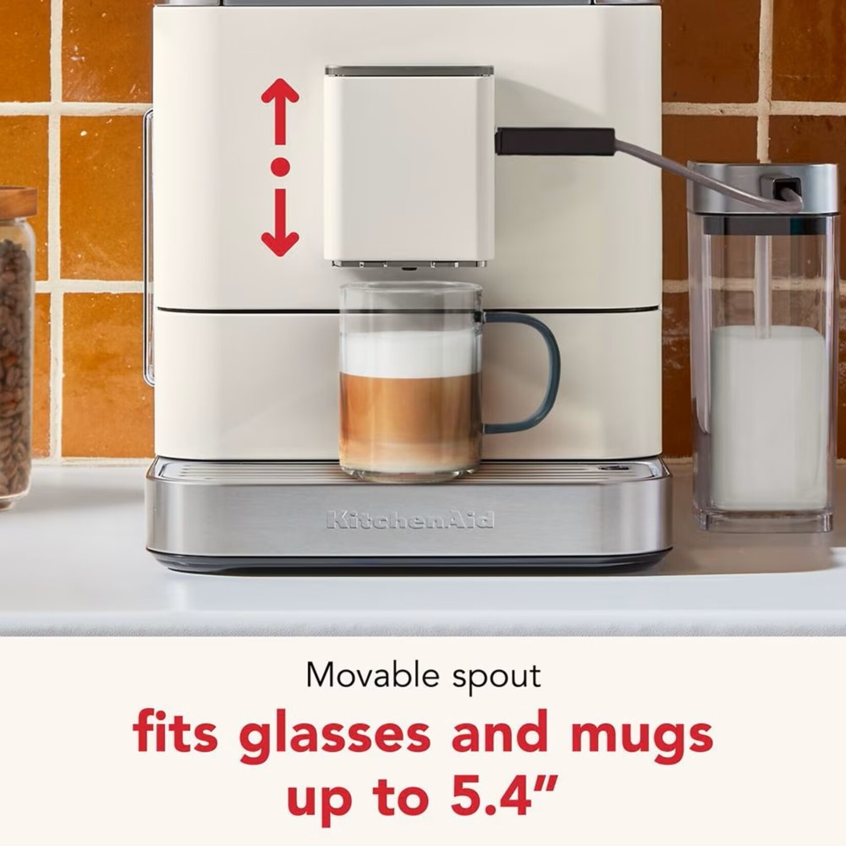 KITCHENAID Machine à espresso entièrement automatique KF8 - Porcelaine (disponible en commande spéciale)