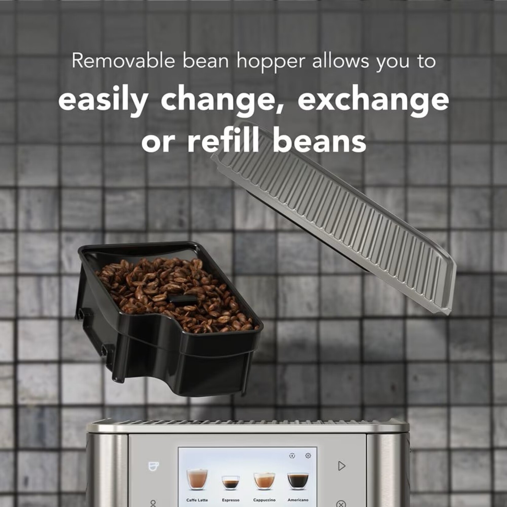 KITCHENAID Machine à espresso entièrement automatique KF8 - Inox (disponible en commande spéciale)