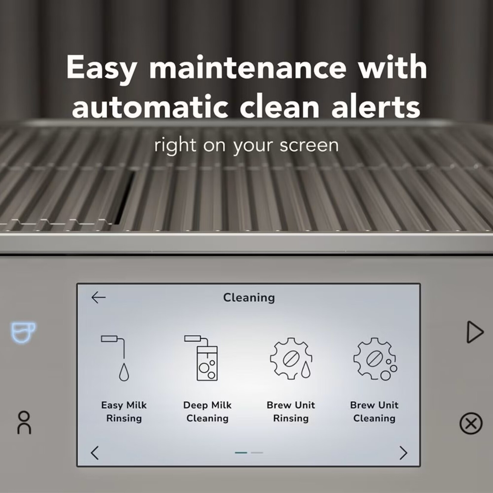 KITCHENAID Machine à espresso entièrement automatique KF8 - Inox (disponible en commande spéciale)