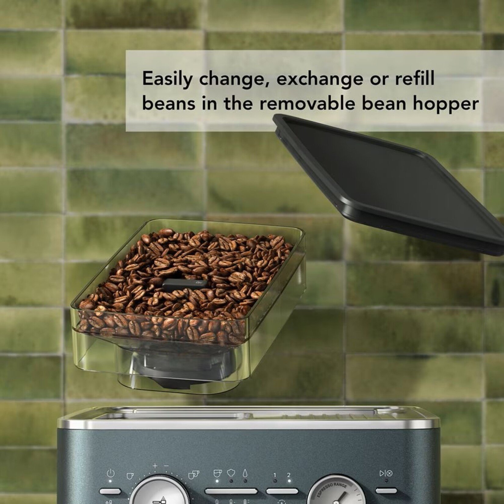 KITCHENAID Machine à espresso semi-automatique avec moulin à meule - Genévrier (disponible en commande spéciale)