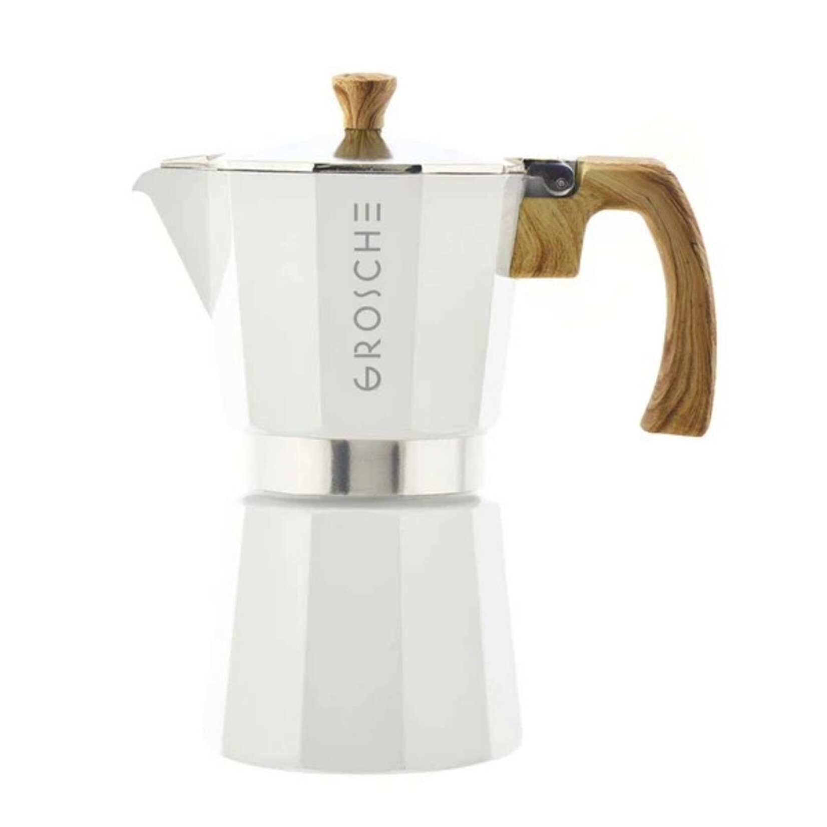 GROSCHE Cafetière italienne 6T, blanche