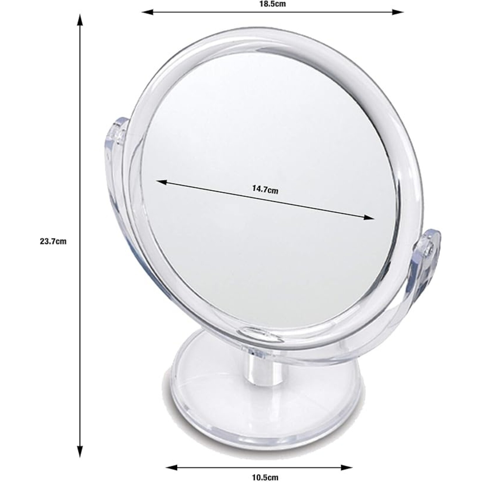 DANIELLE Miroir de vanité clair, 12X