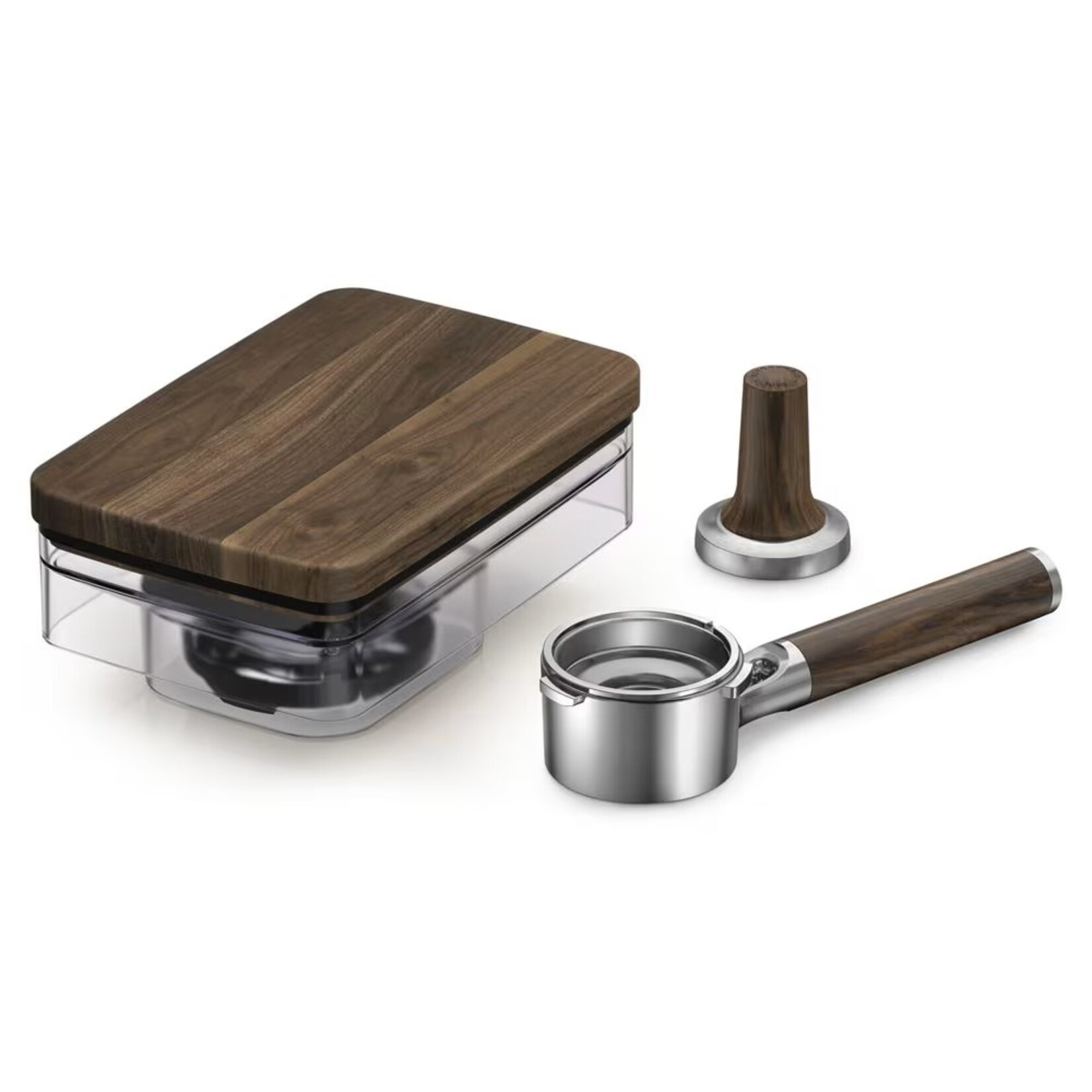 KITCHENAID Trousse d'accessoires pour machine à espresso en bois de noyer