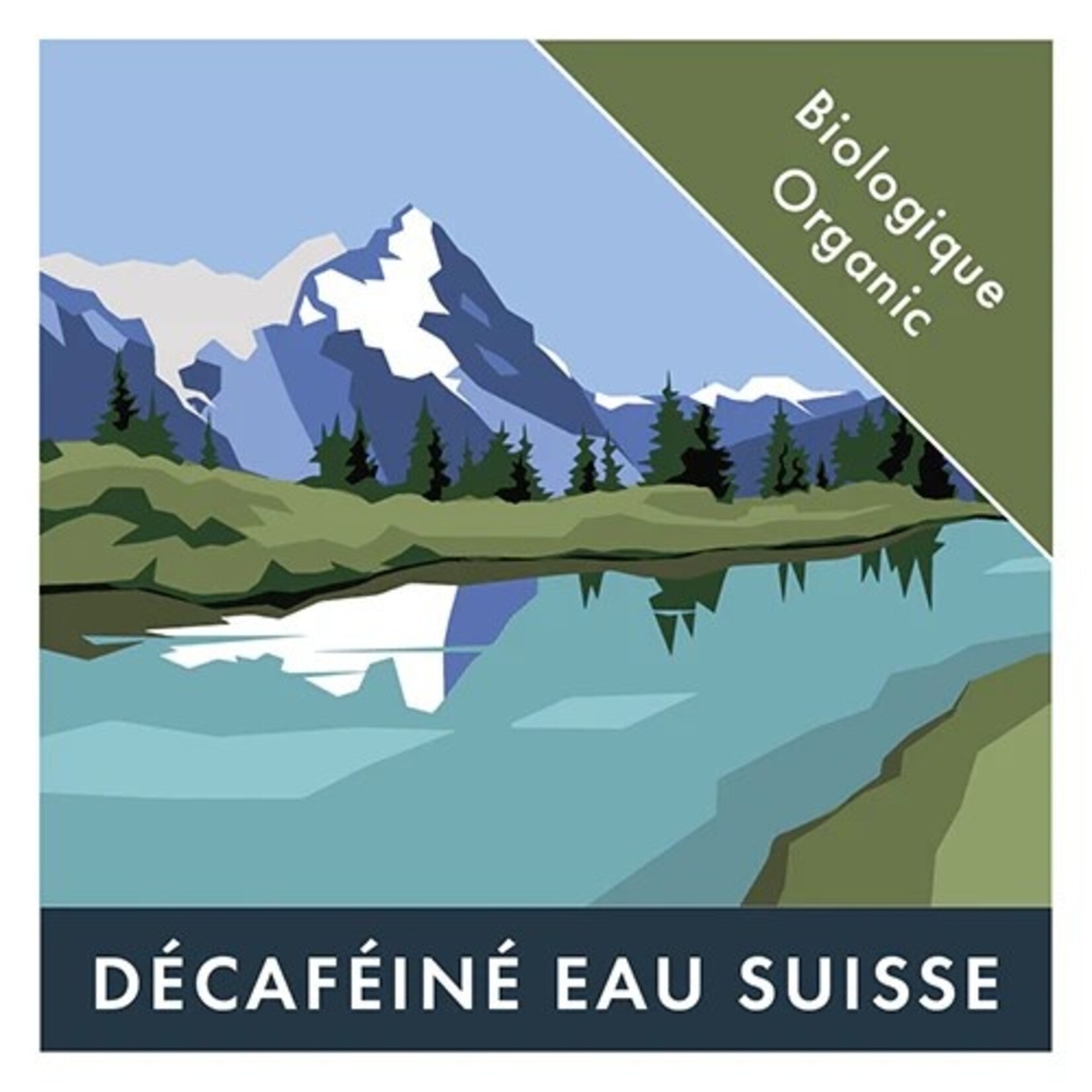 BRÛLERIE VIRGIN HILL Café DÉCAFÉINÉ Eau Suisse bio, 340g