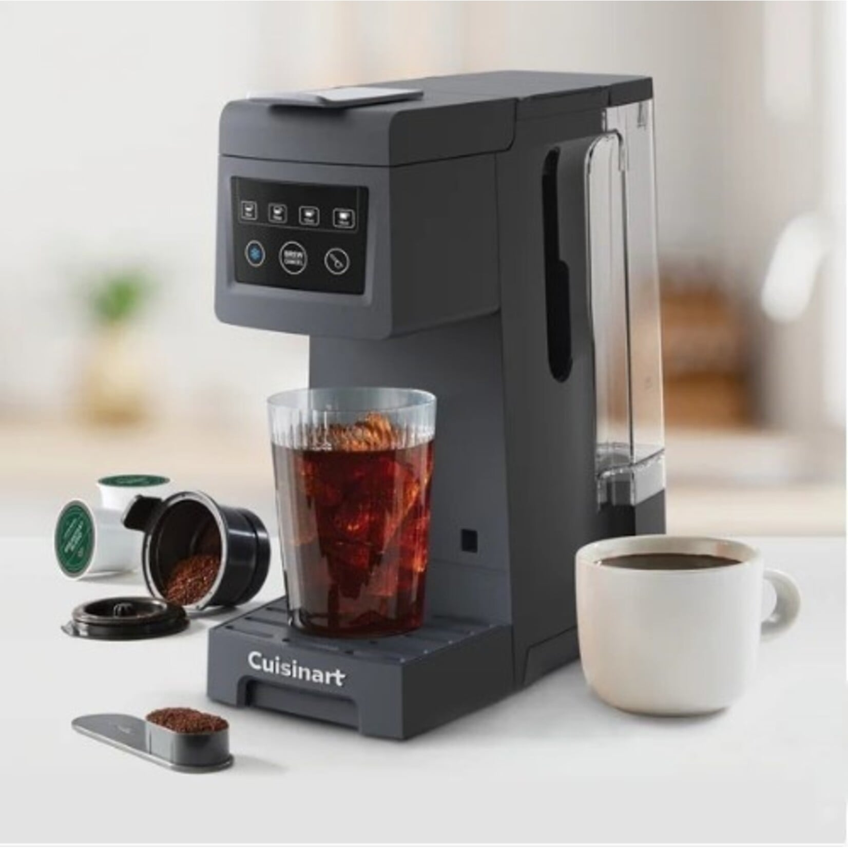 CUISINART Cafetière une tasse à la fois à infusion à chaud ou à froid