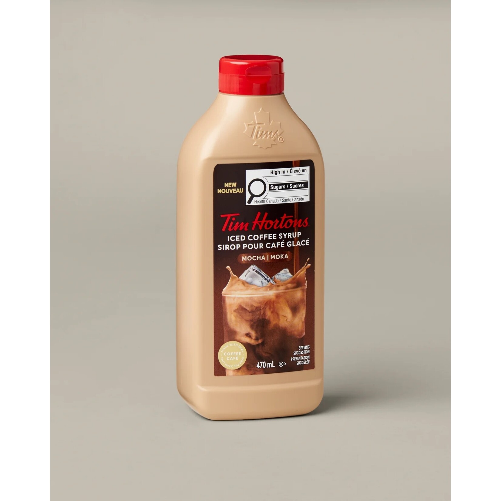 TIM HORTONS Sirop pour café glacé mocha 470ml