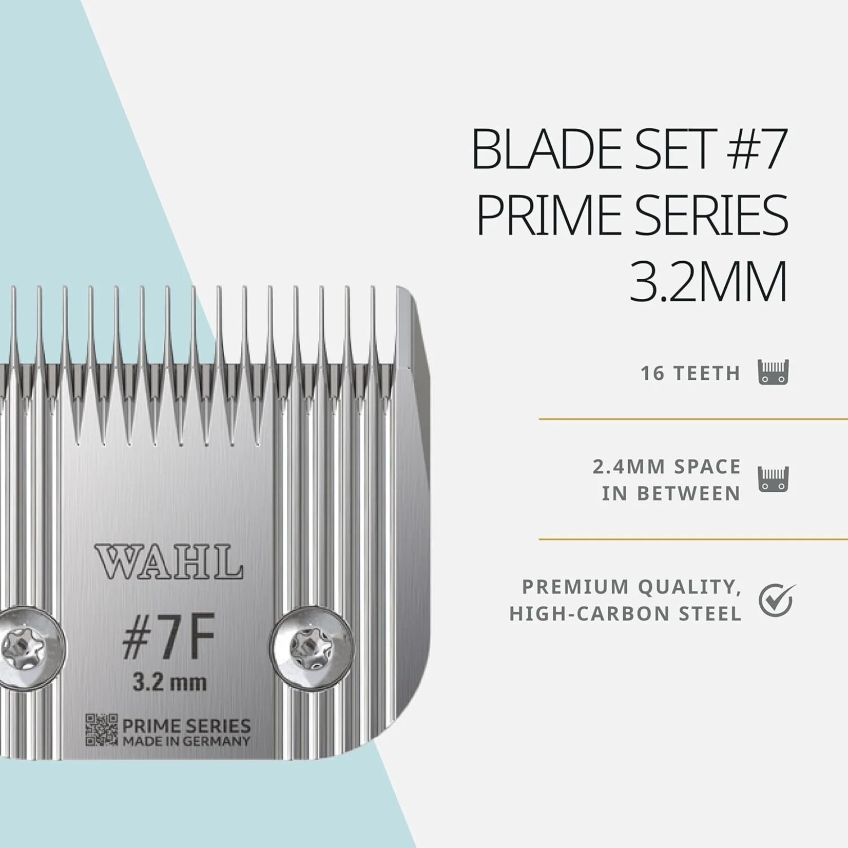 WAHL Lames Pro Animal détachables Série Prime, #7F
