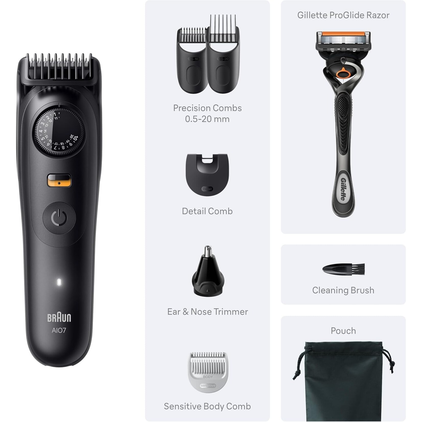 BRAUN Tondeuse série 7 tout-en-un