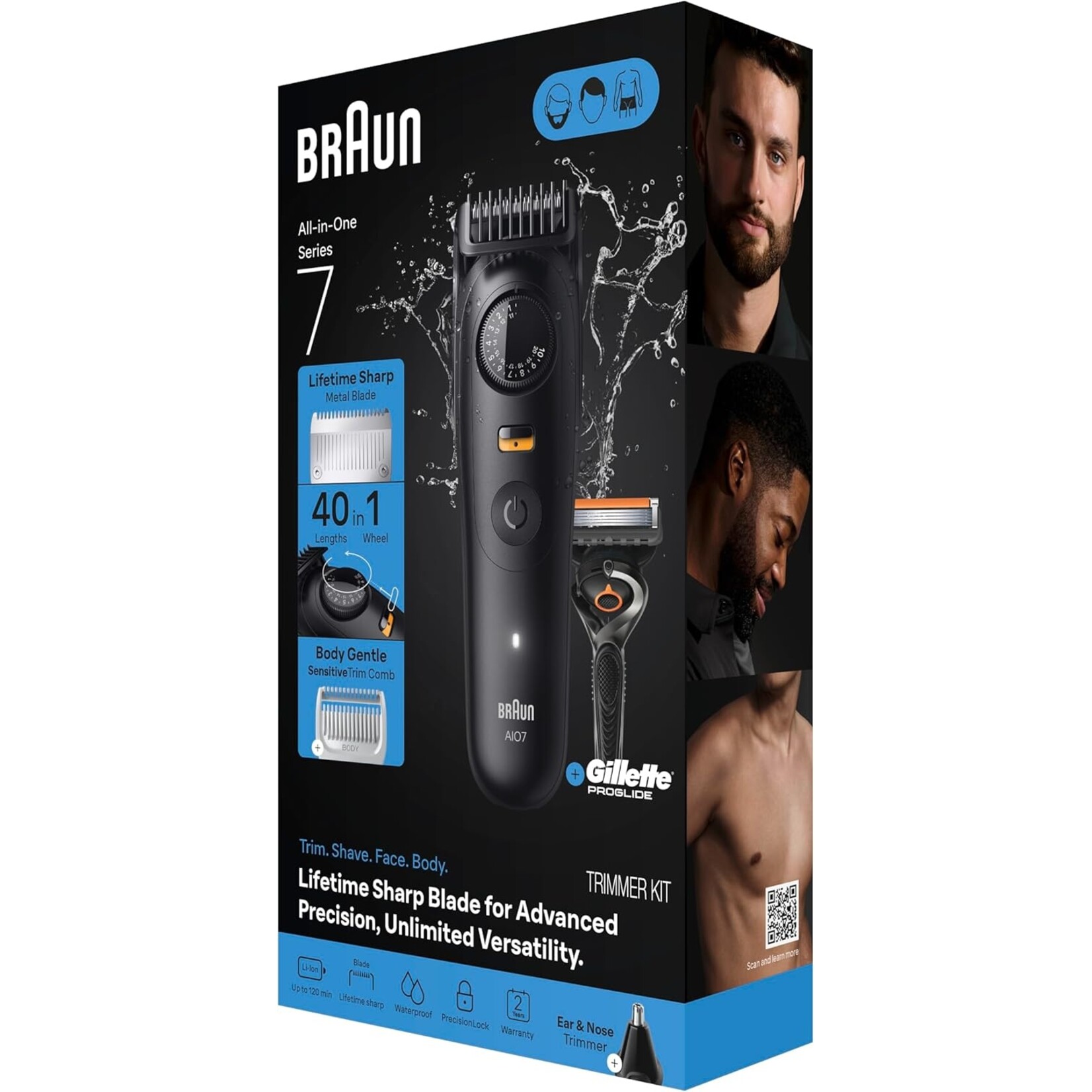 BRAUN Tondeuse série 7 tout-en-un