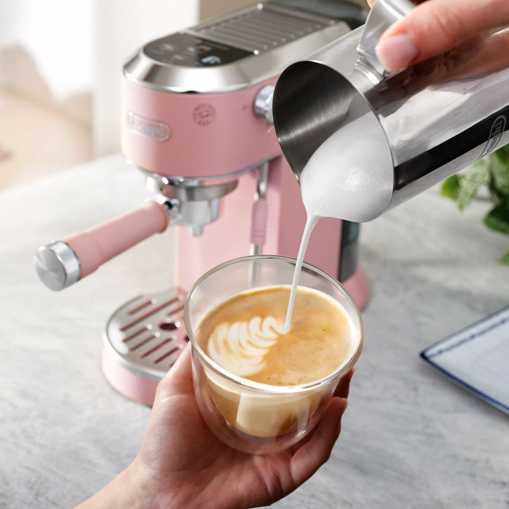 DELONGHI EC890PK-DELONGHI DEDICA DUO ROSE
