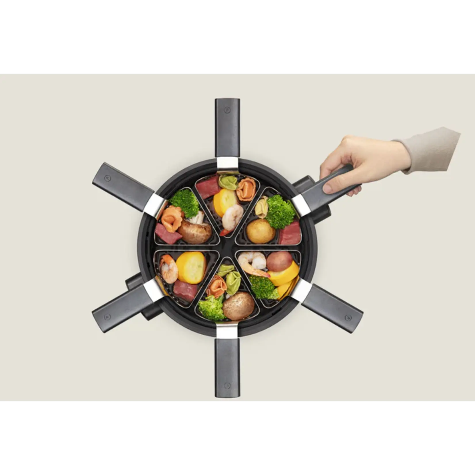 FONDUSSIMO Evolution Mini 6P Fondue Set