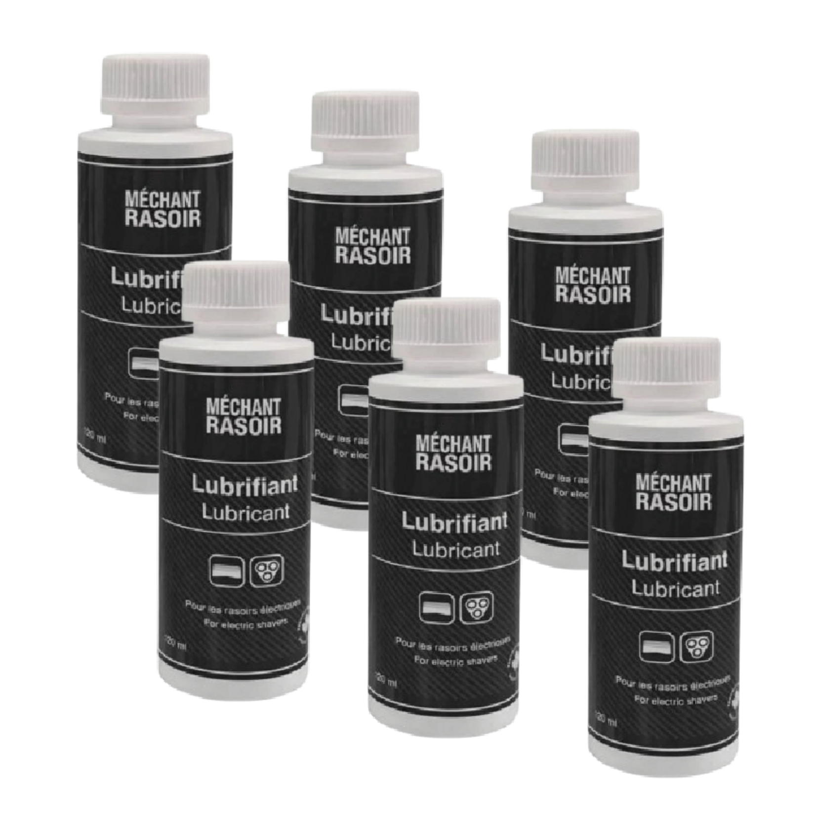 MÉCHANT RASOIR Ensemble lubrifiants 6 unités - 120ml