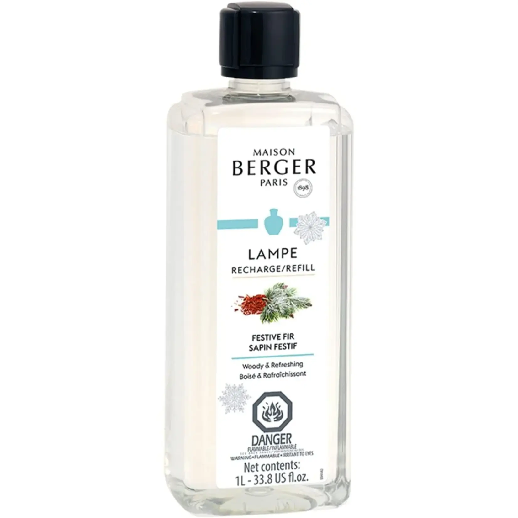 LAMPE BERGER Festive Fir Fragrance Lamp Refill 1L
