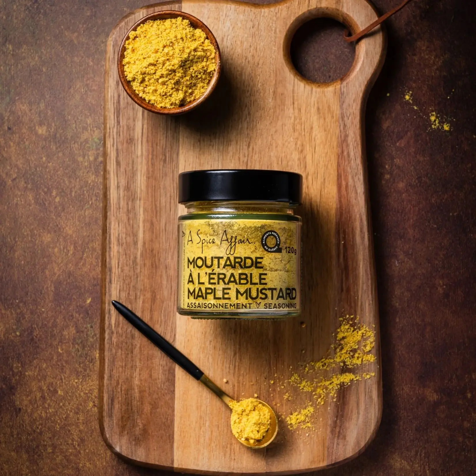 SPICE AFFAIR Assaisonnement  Moutarde à l'Érable 120G