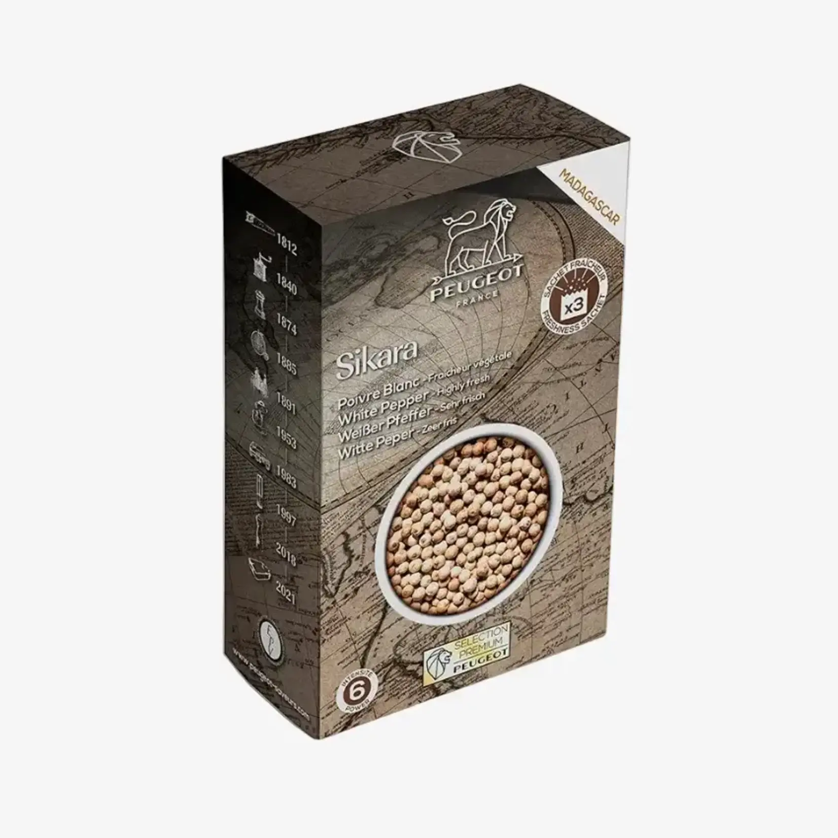 PEUGEOT Madagascar white pepper, 60g