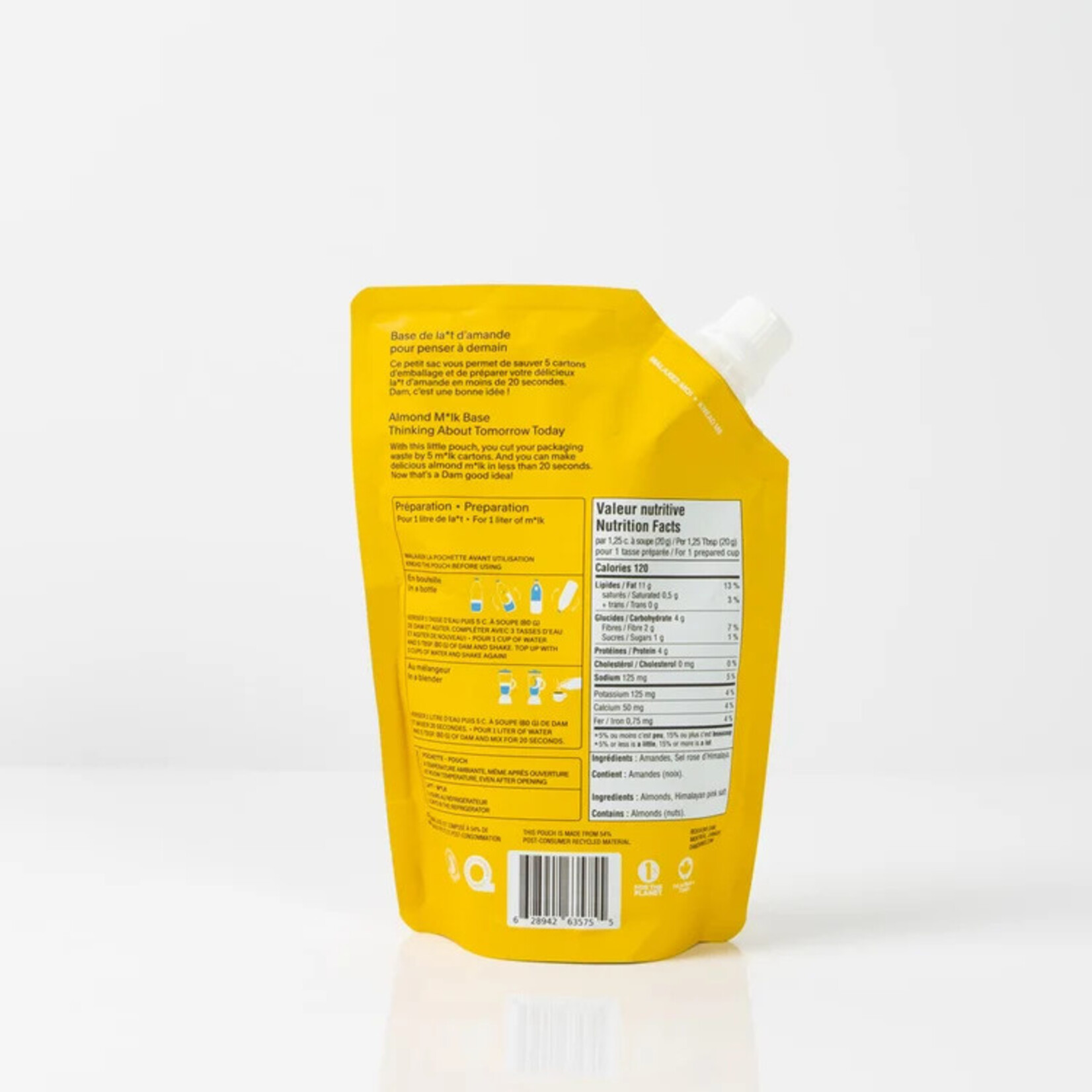 DAM Unsweetened Almond Drink 5L