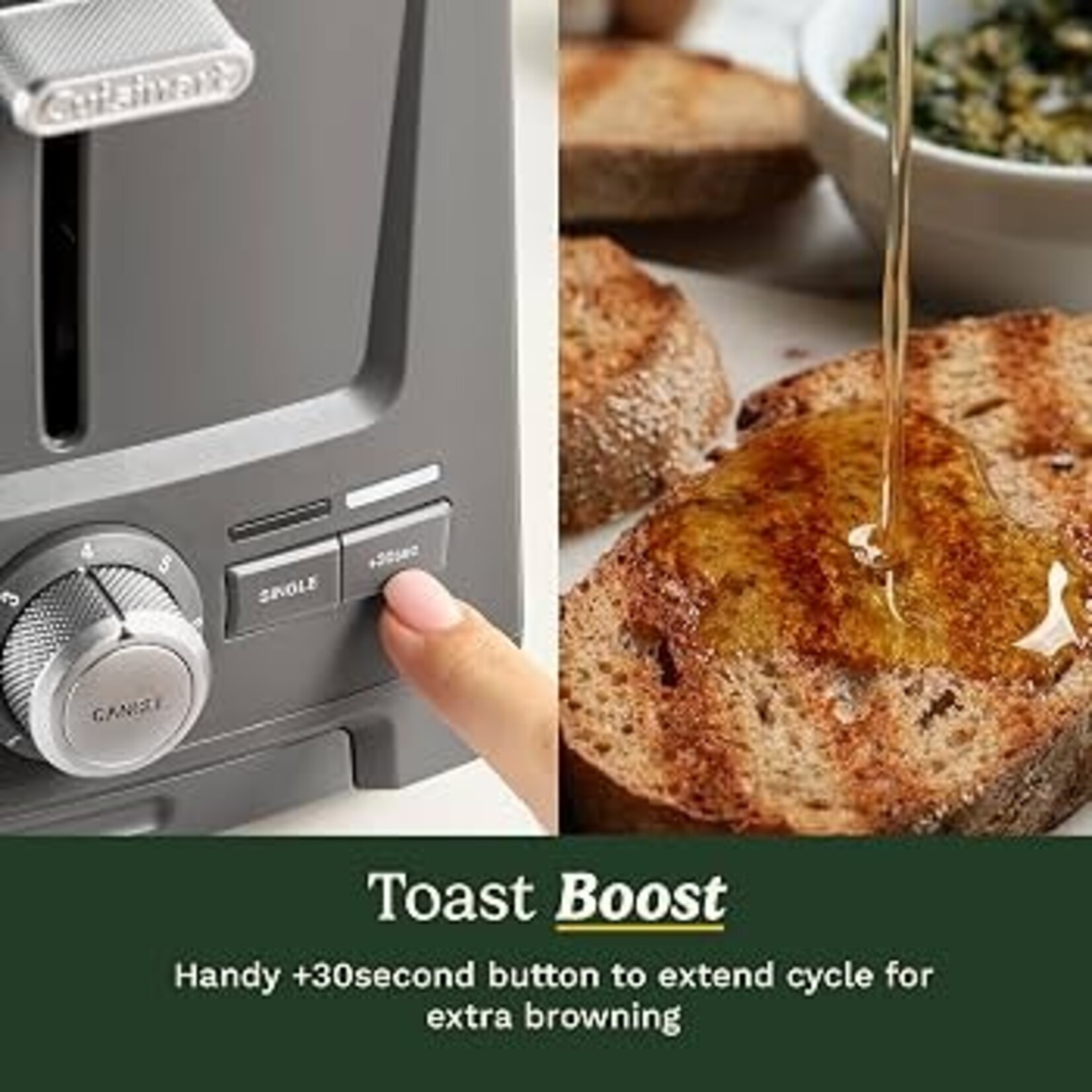 CUISINART Grille-pain 2 tranches larges