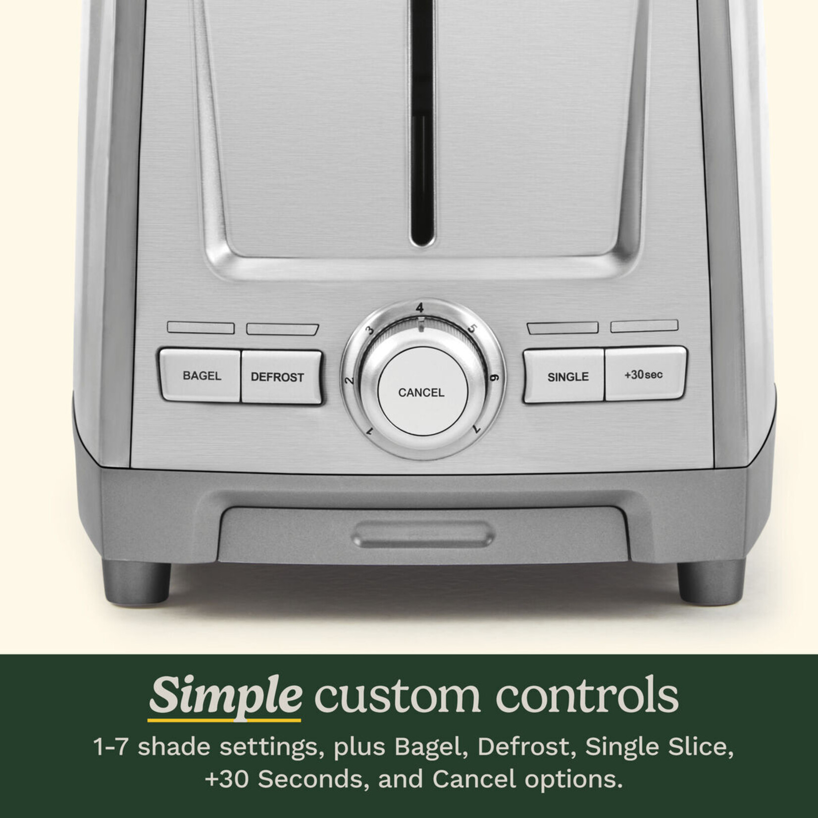 CUISINART Grille-pain 2 tranches larges