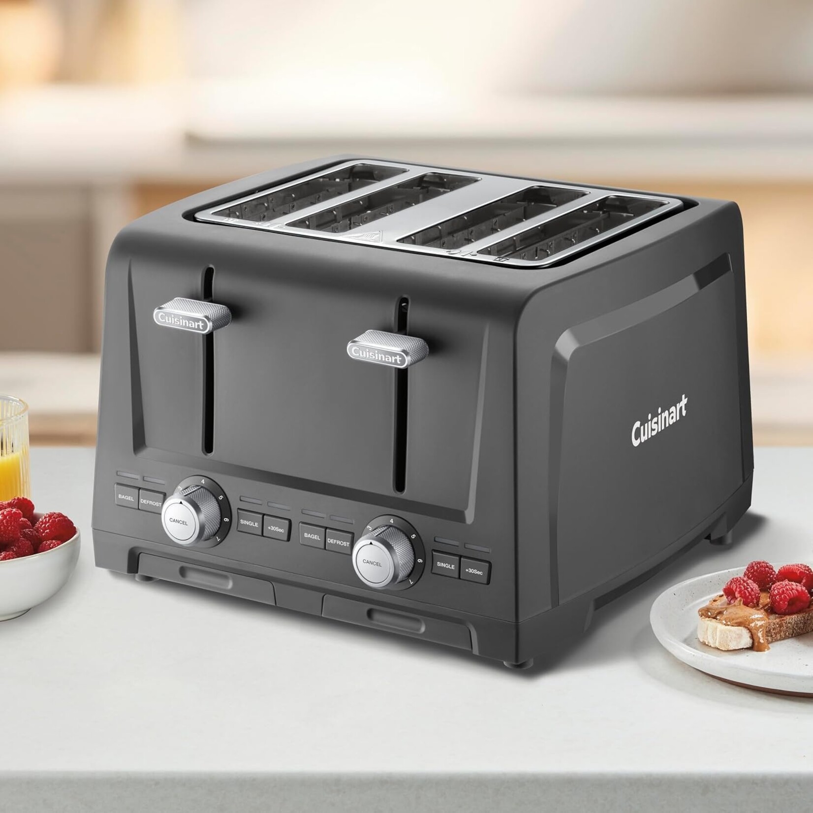 CUISINART Grille-pain 4 tranches, fentes extra larges
