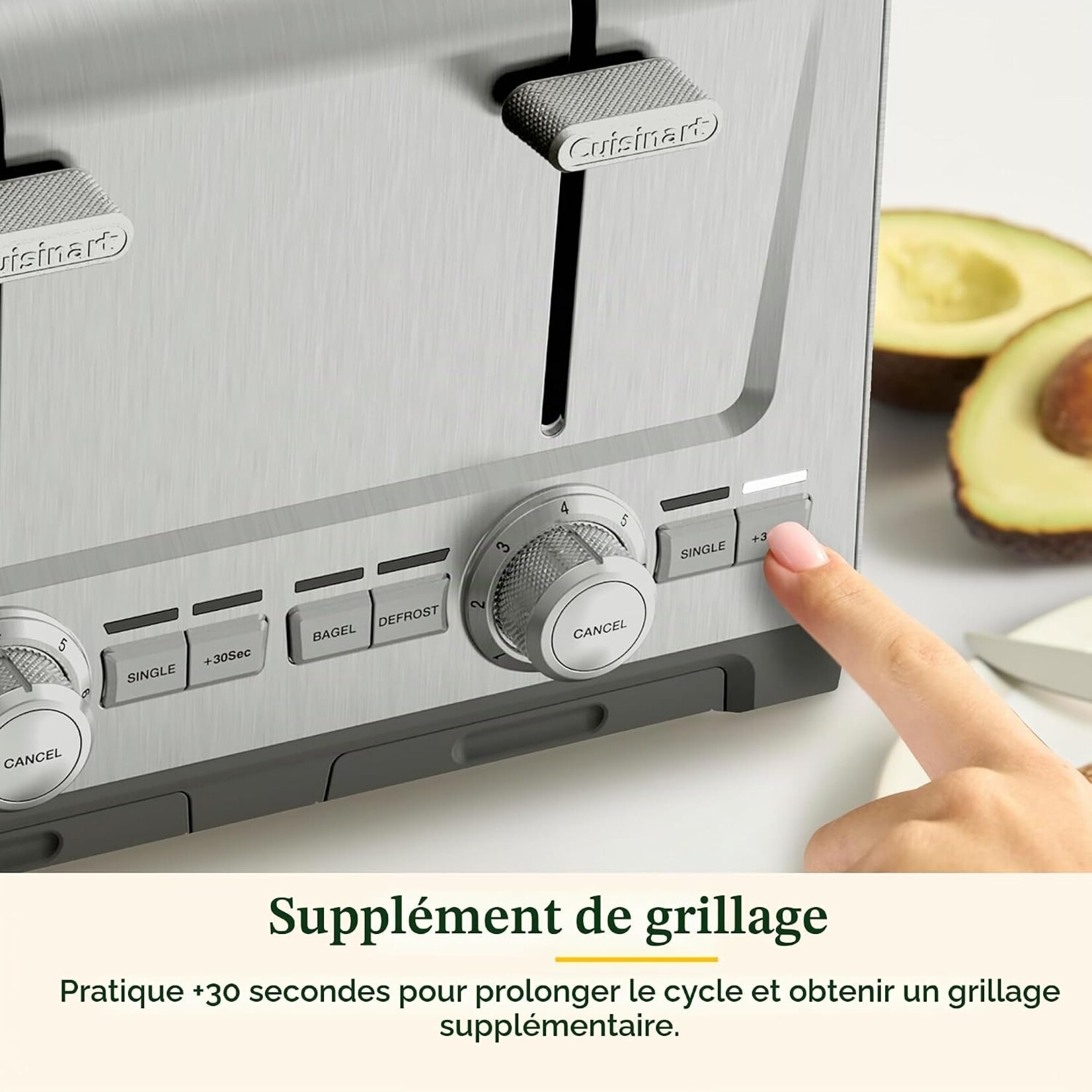 CUISINART CPT-1800C - GRILLE-PAIN 4TR XL S/S CUISINART