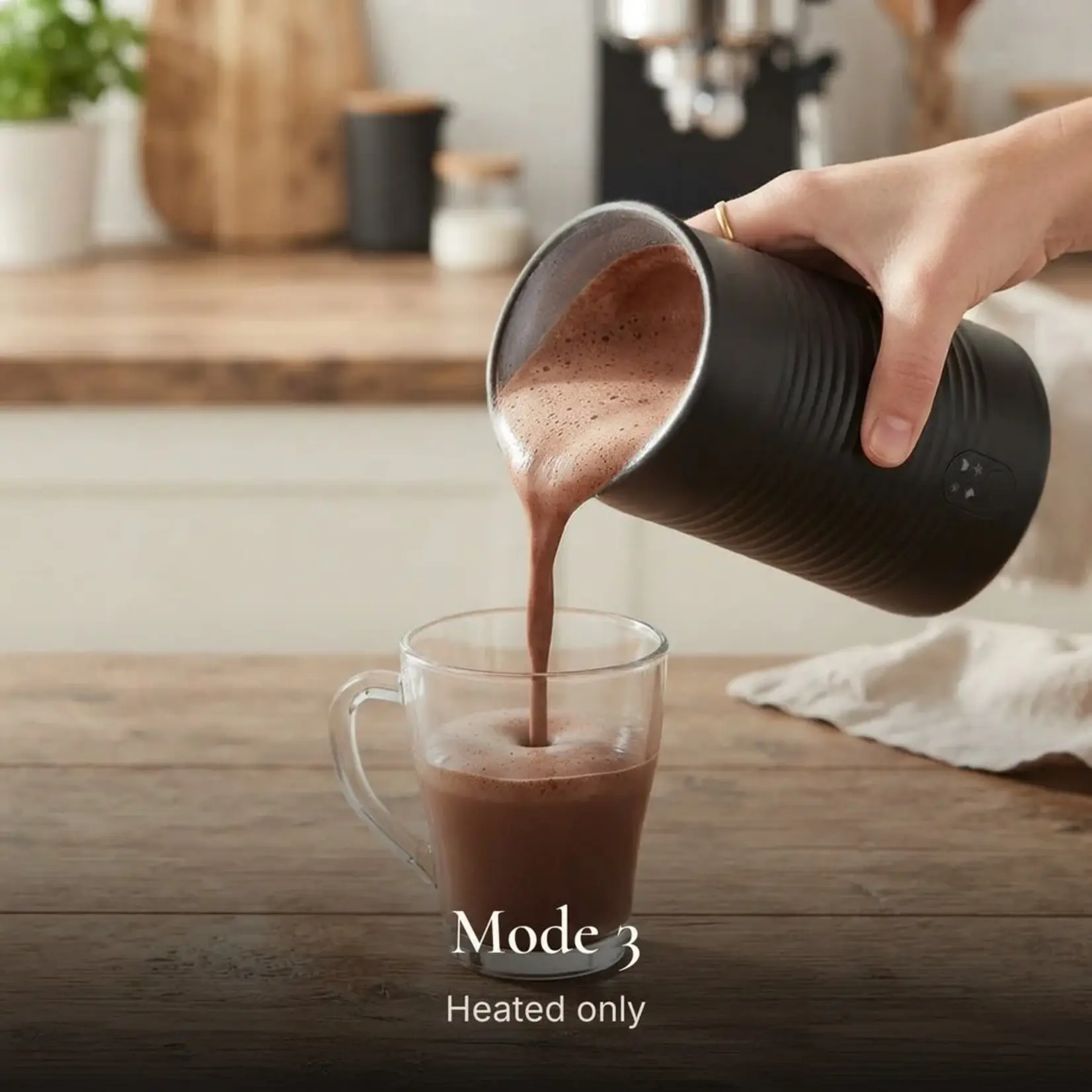 JS GOURMET Mousseur à lait électrique