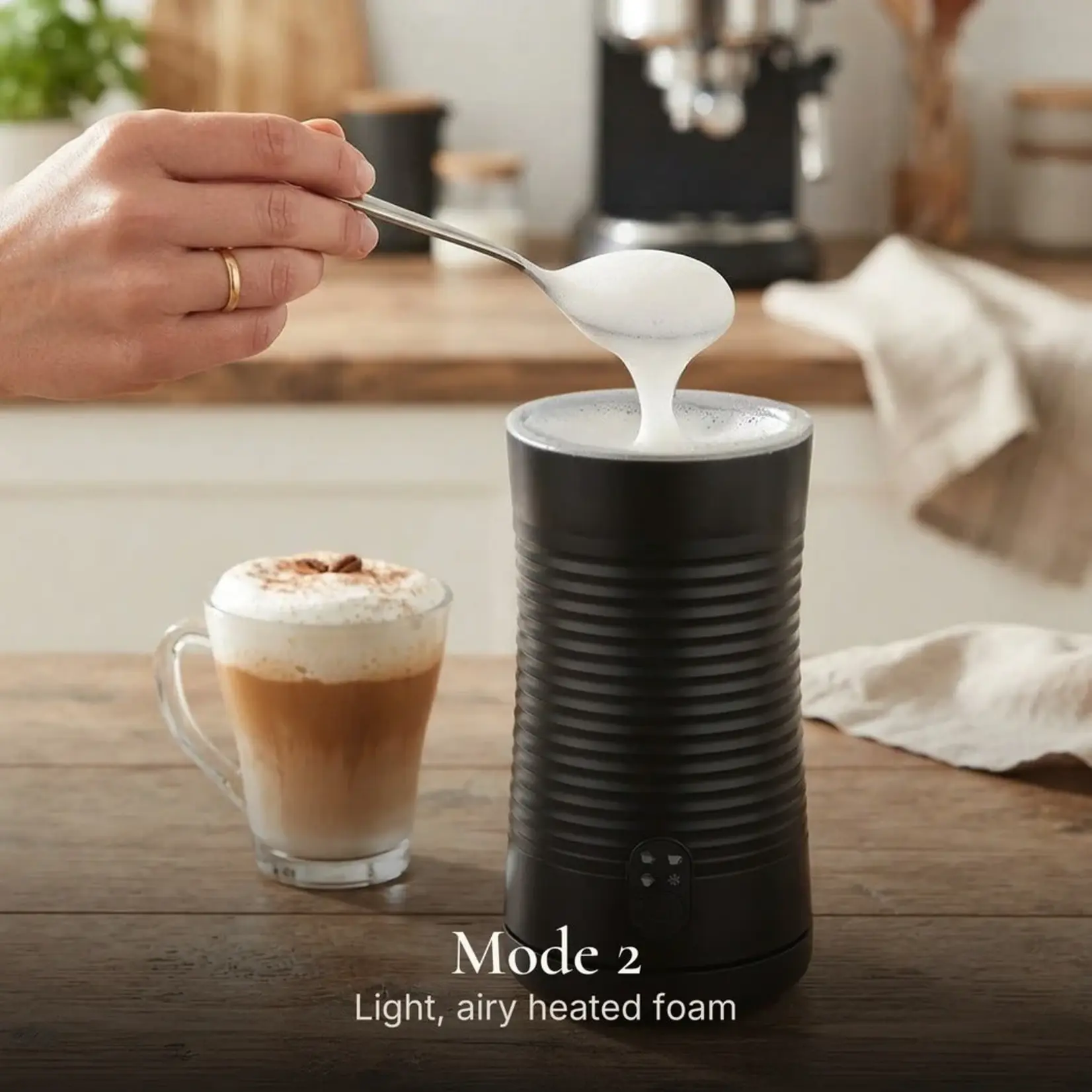 JS GOURMET Mousseur à lait électrique