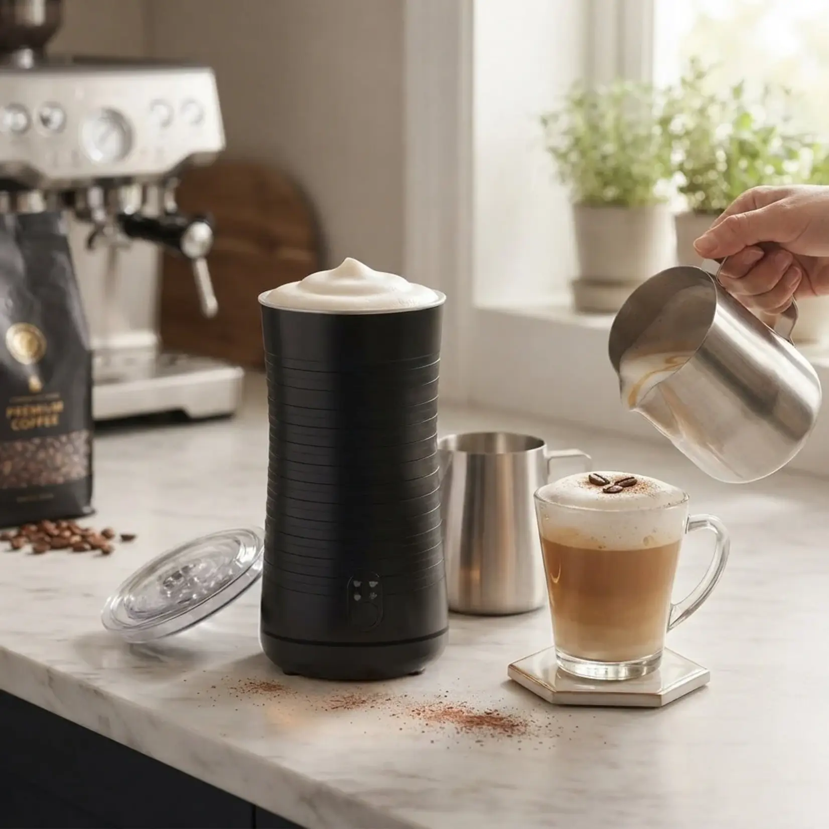 JS GOURMET Electric milk frother