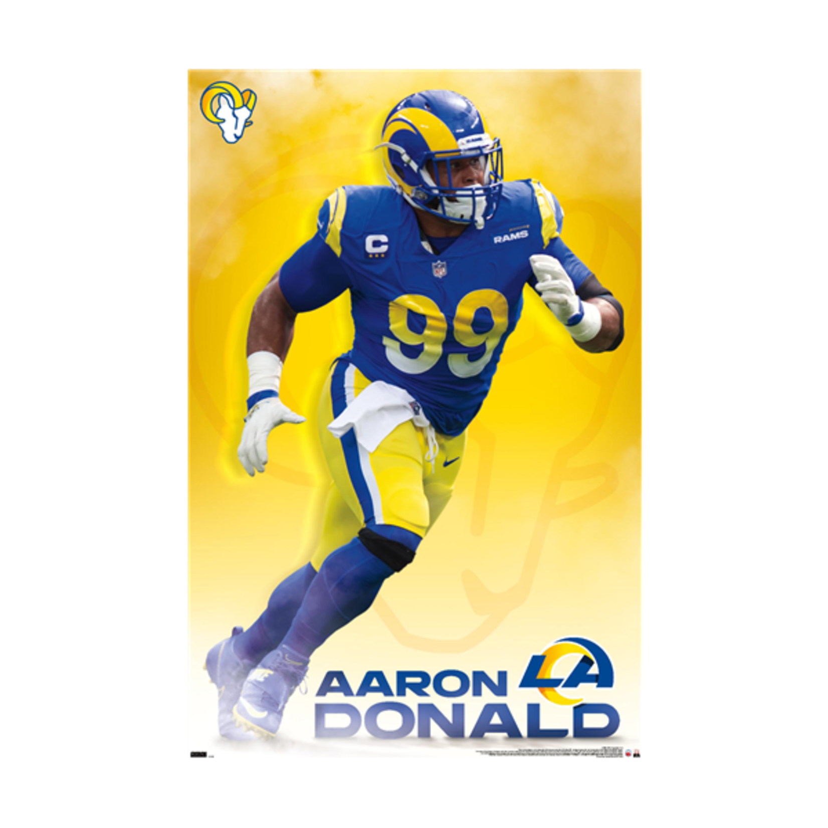 NFL LOS ANGELES RAMS - AARON DONALD 21 ROLLED POSTER