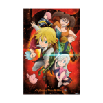 THE SEVEN DEADLY SINS - CHARACTERS ROLLED POSTER