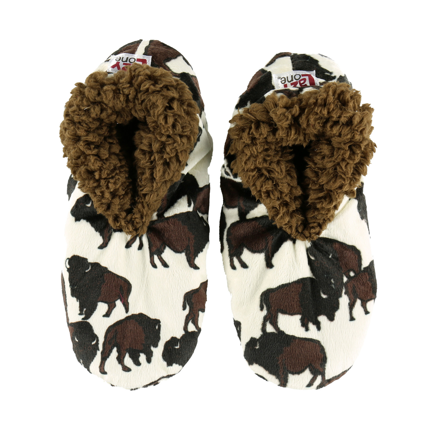 Lazy One (DNR) Buffalo Fuzzy Feet Slipper