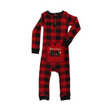 Lazy One Plaid Bear Cheeks Infant Flapjack: